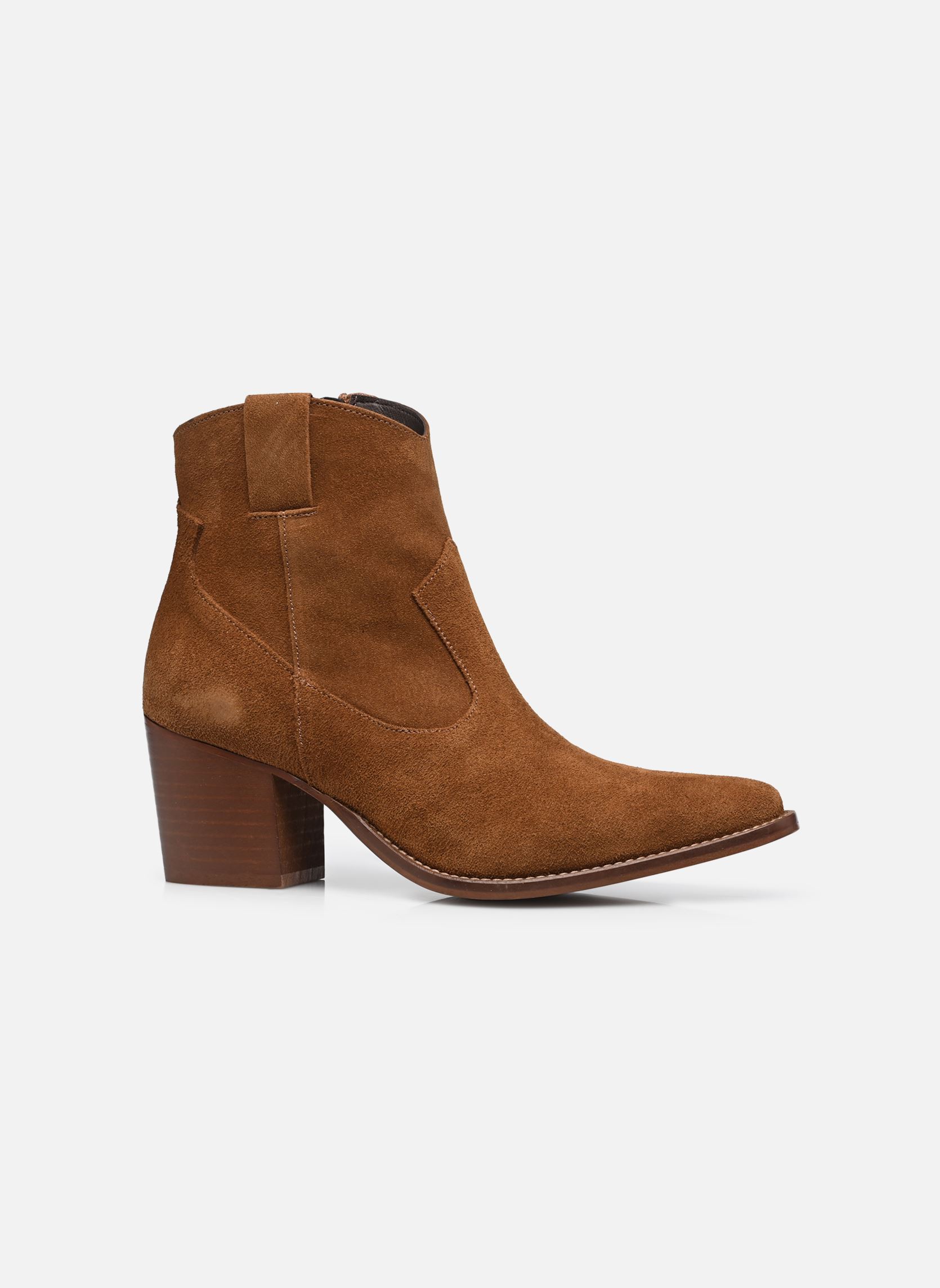 Bottines et boots 4100 femme marron Bryan Stepwise Bottines et boots 4100 femme marron ANTILOPE