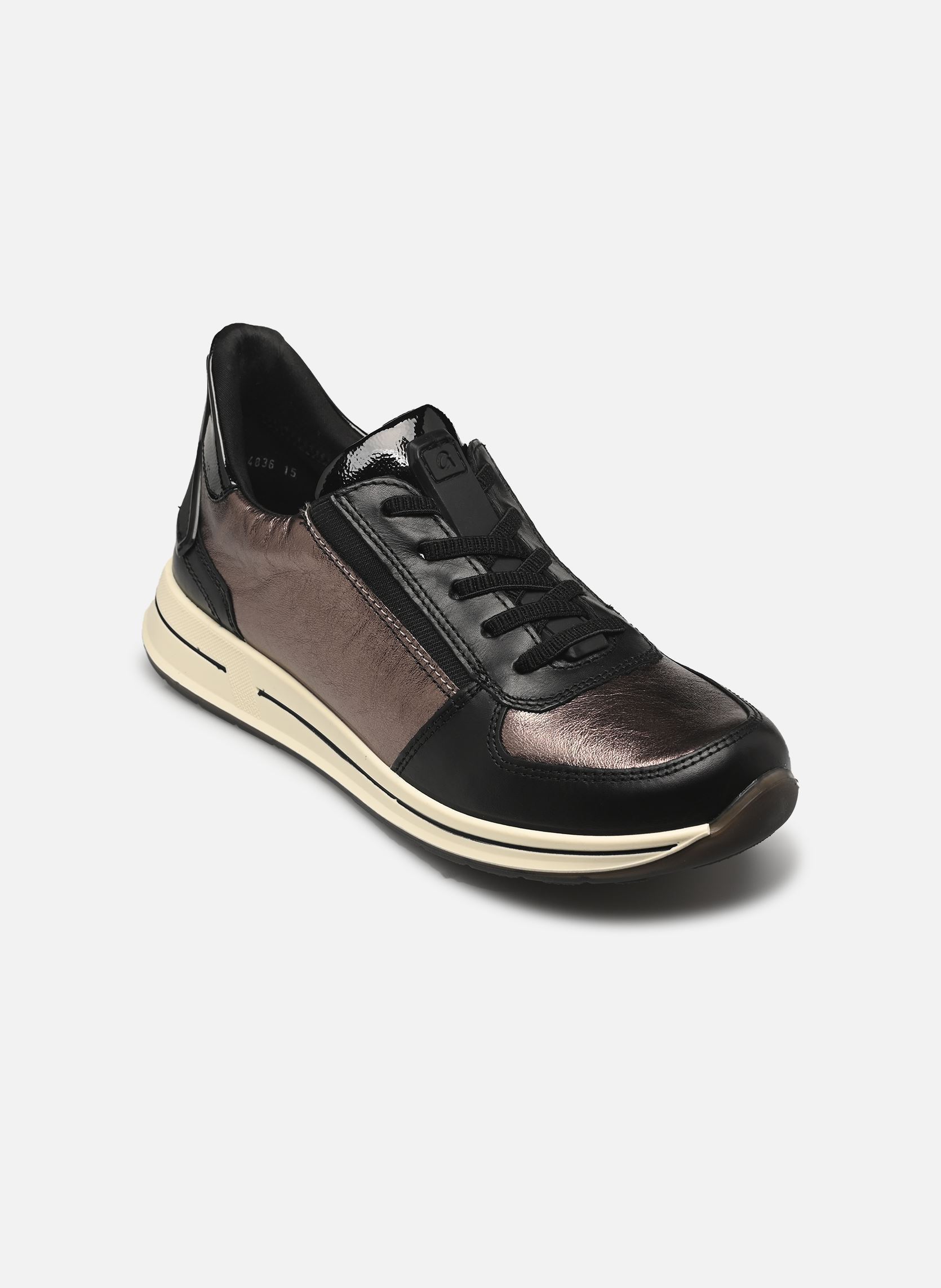Scarpe Da Donna ARA Osaka - Sneaker In Pelle Liscia Bianca, Alte, Con Chiusura Lampo, Suola Morbida E Plantare Intercambiabile - 4