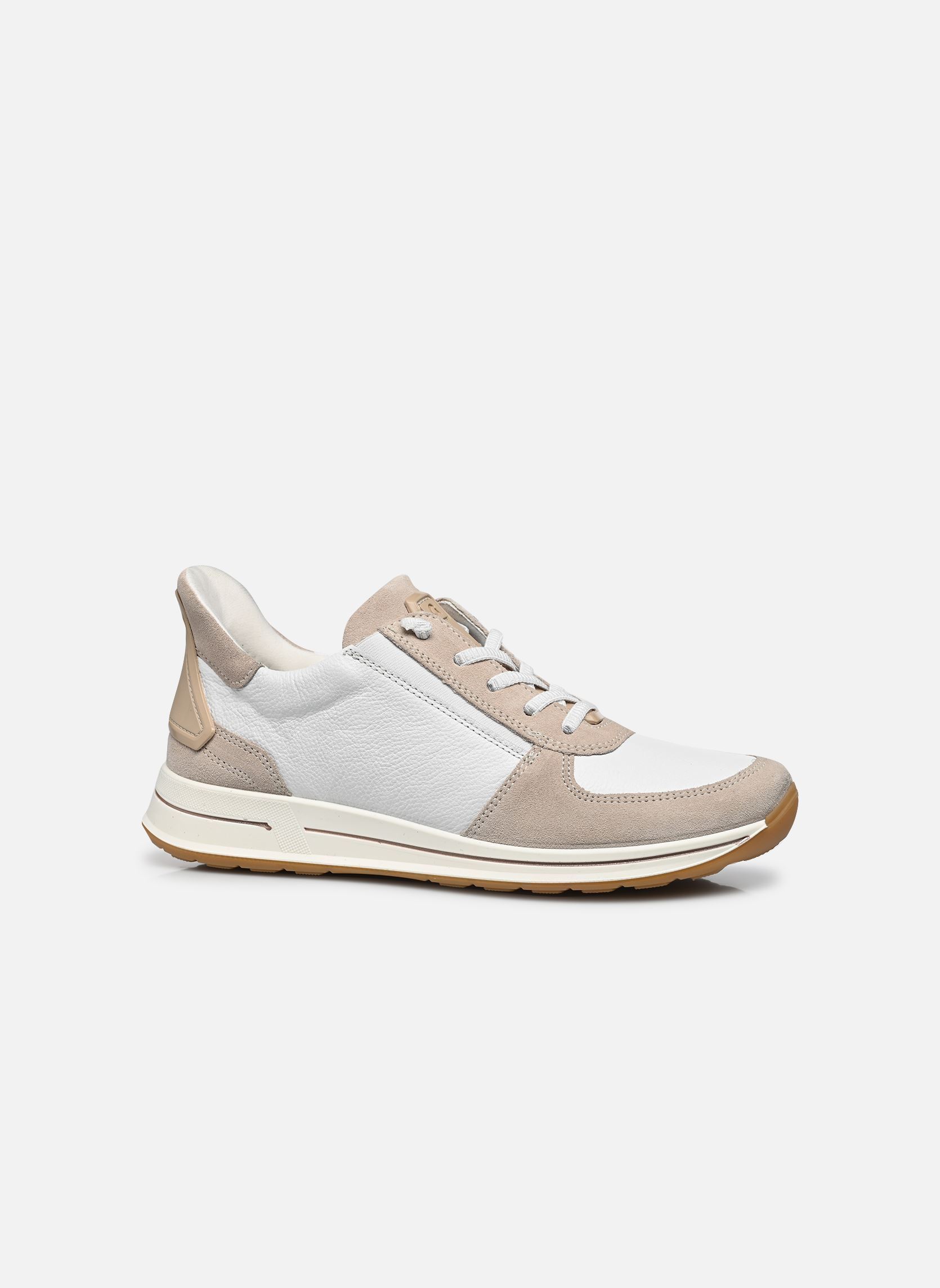 Baskets basses OSAKA 2.0 12-24836 femme beige Ara Baskets basses OSAKA 2.0 12-24836 femme beige SHELL,WEISS