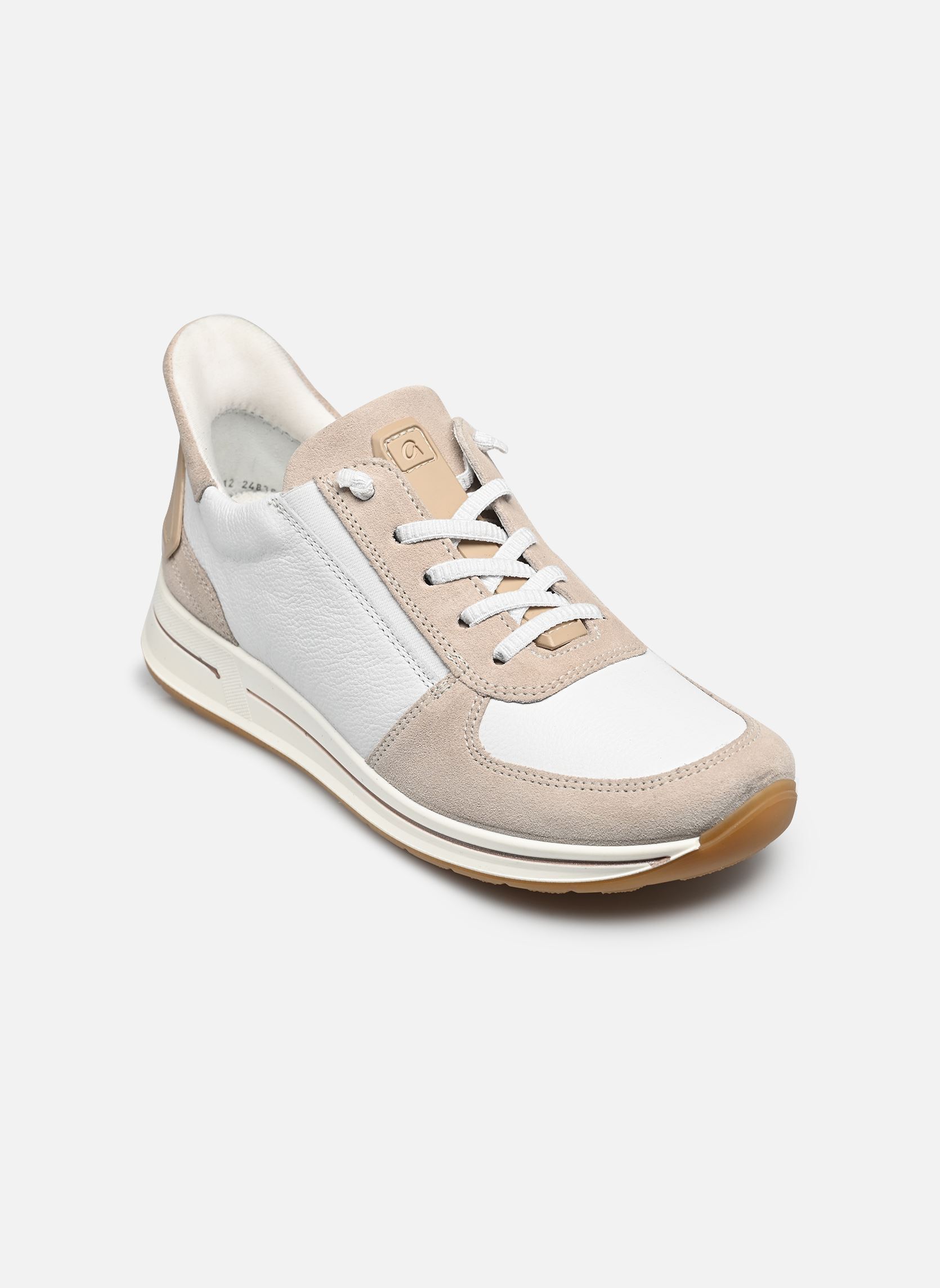 Baskets basses OSAKA 2.0 12-24836 femme beige Ara Baskets basses OSAKA 2.0 12-24836 femme beige SHELL,WEISS