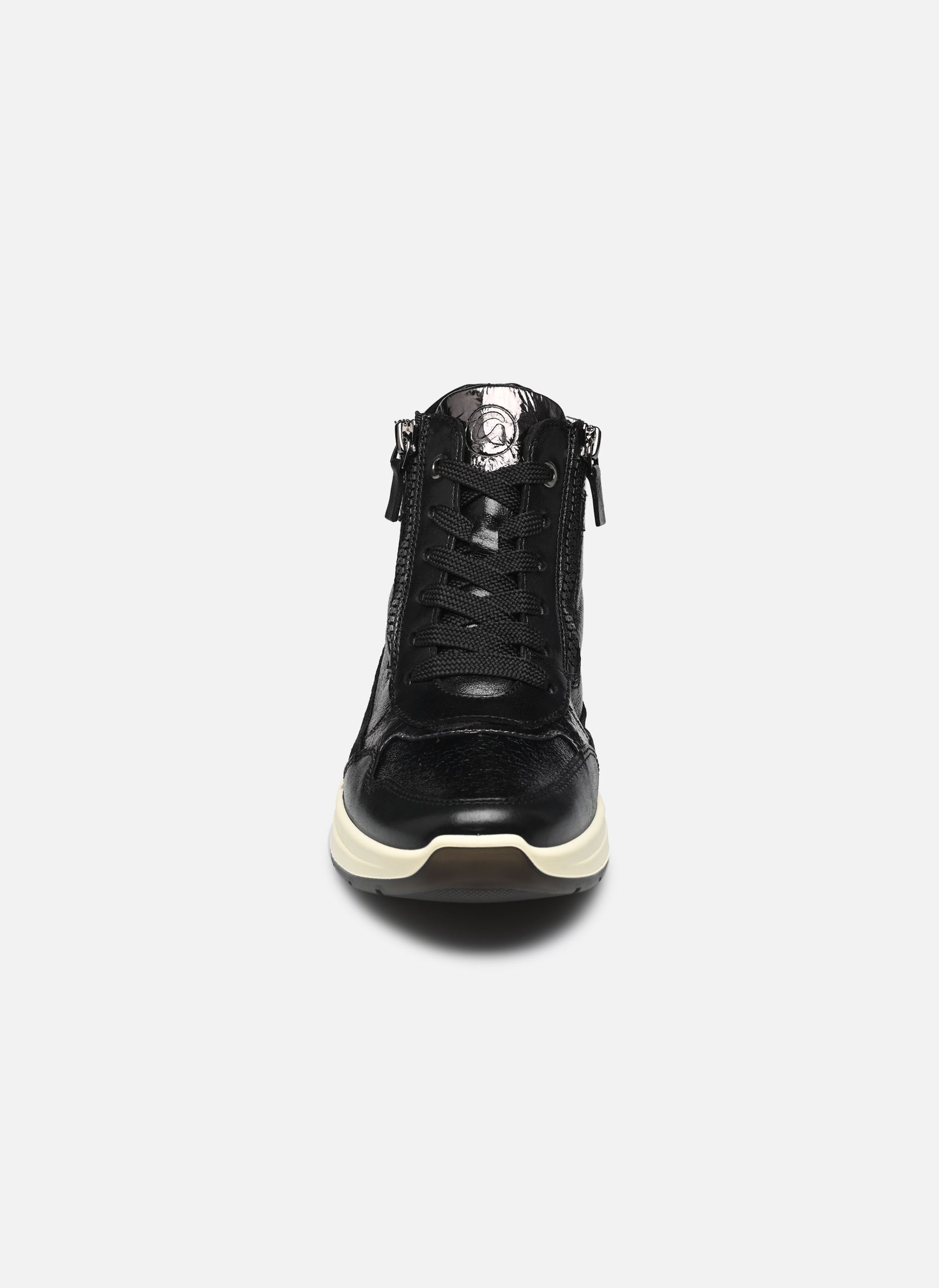 Baskets compensées GARDA 12-57703 femme noir Ara Baskets compensées GARDA 12-57703 femme noir SCHWARZ,STEEL