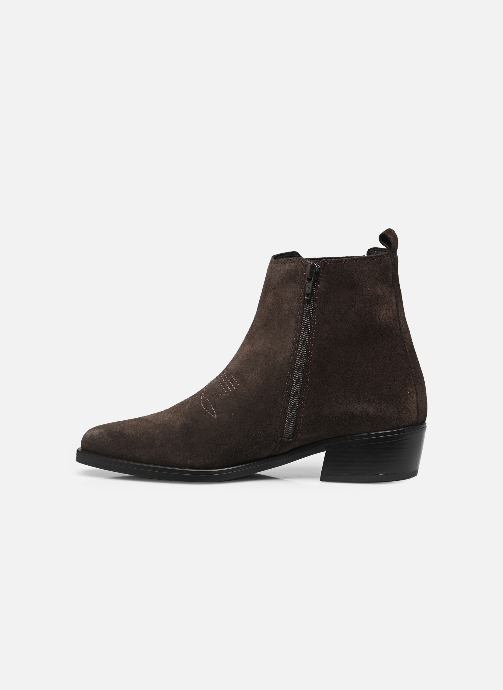 Enkellaarzen en boots ALICE dames bruin Texto Enkellaarzen en boots ALICE dames bruin marron