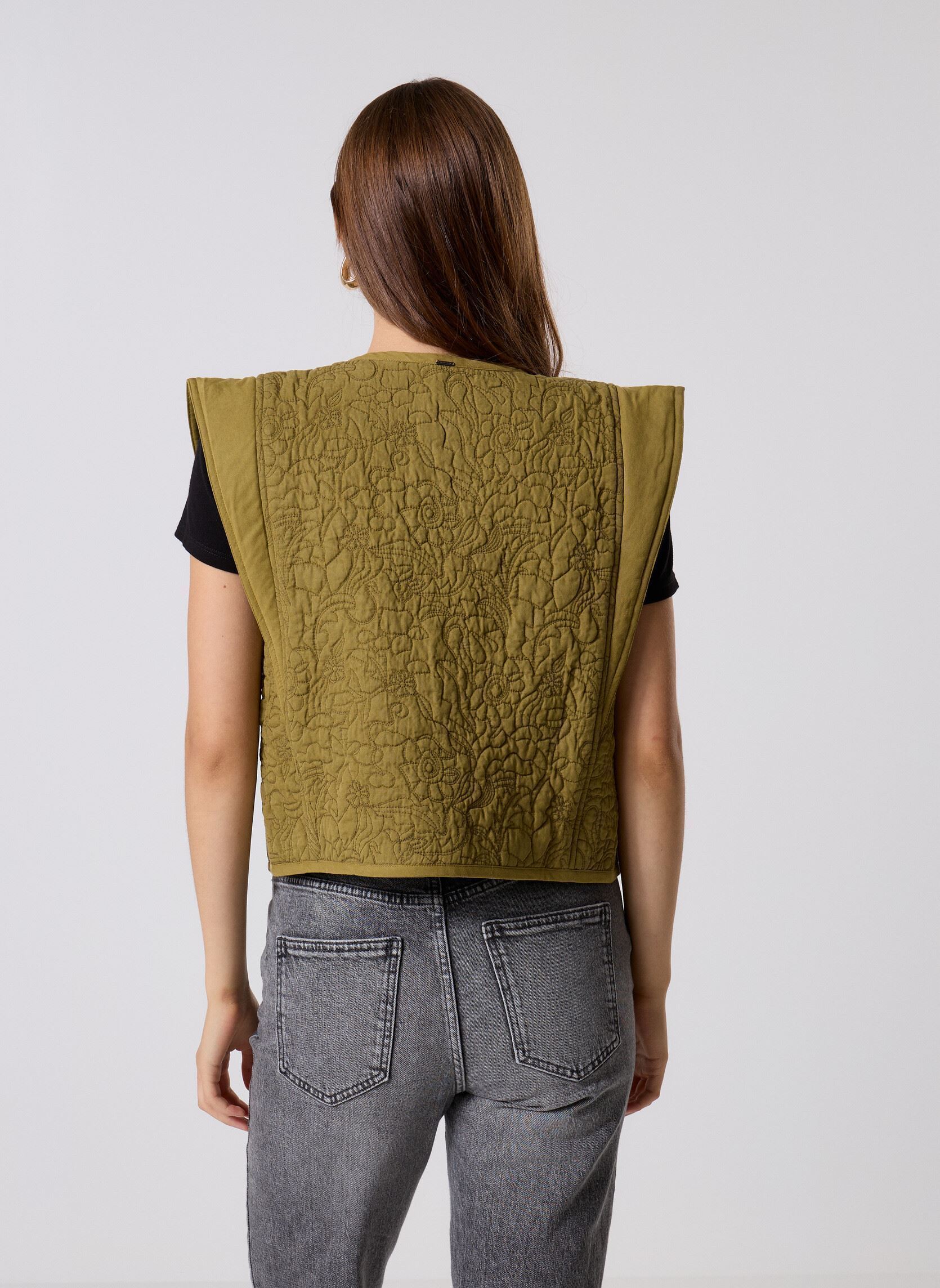 Vesten B216005 dames groen IKKS Women Vesten B216005 dames groen 55-KAKI CLAIR