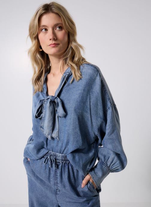 IKKS Women Blouses met lange mouwen B213115 dames blauw