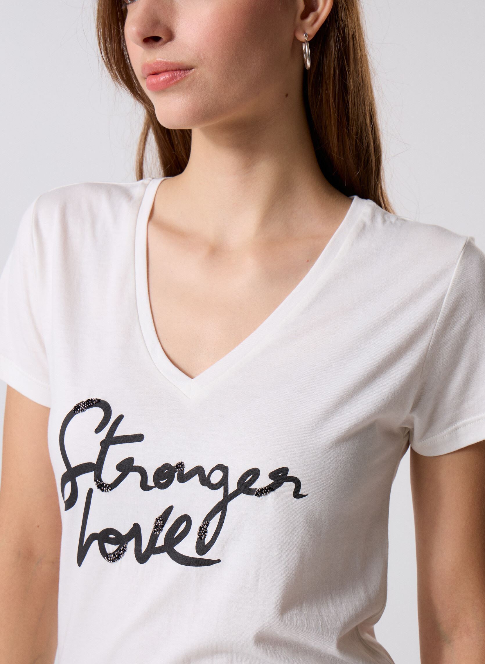 Kurzarm-T-Shirts B210475 damen weiß IKKS Women Kurzarm-T-Shirts B210475 damen weiß 19-OFF WHITE