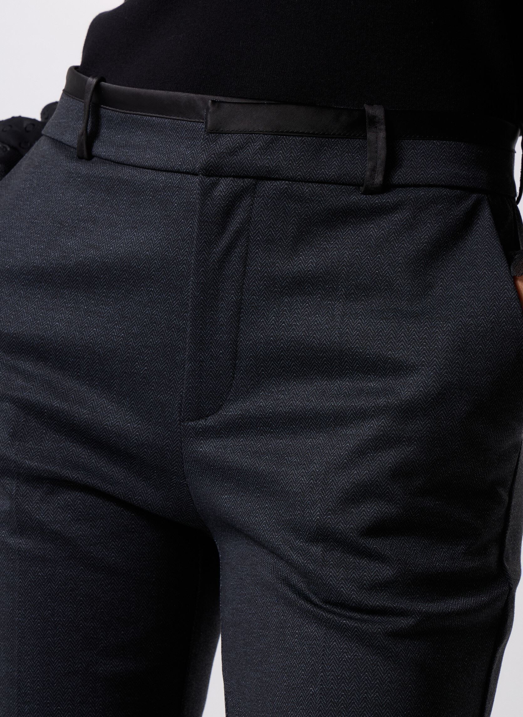 Rechte broeken B222255 dames grijs IKKS Women Rechte broeken B222255 dames grijs 29-ANTHRACITE