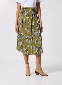 Jupes mi-longues B227025 femme vert IKKS Women Jupes mi-longues B227025 femme vert 52-VERT MOYEN