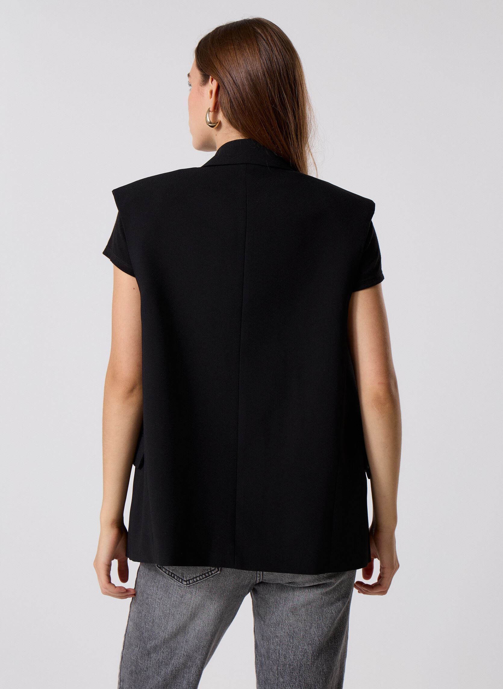 Vestes B240015 femme noir IKKS Women Vestes B240015 femme noir 02-NOIR