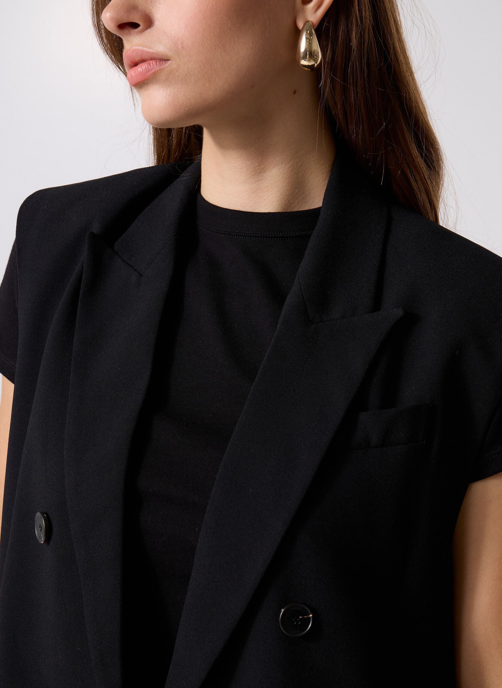 Vestes B240015 femme noir IKKS Women Vestes B240015 femme noir 02-NOIR