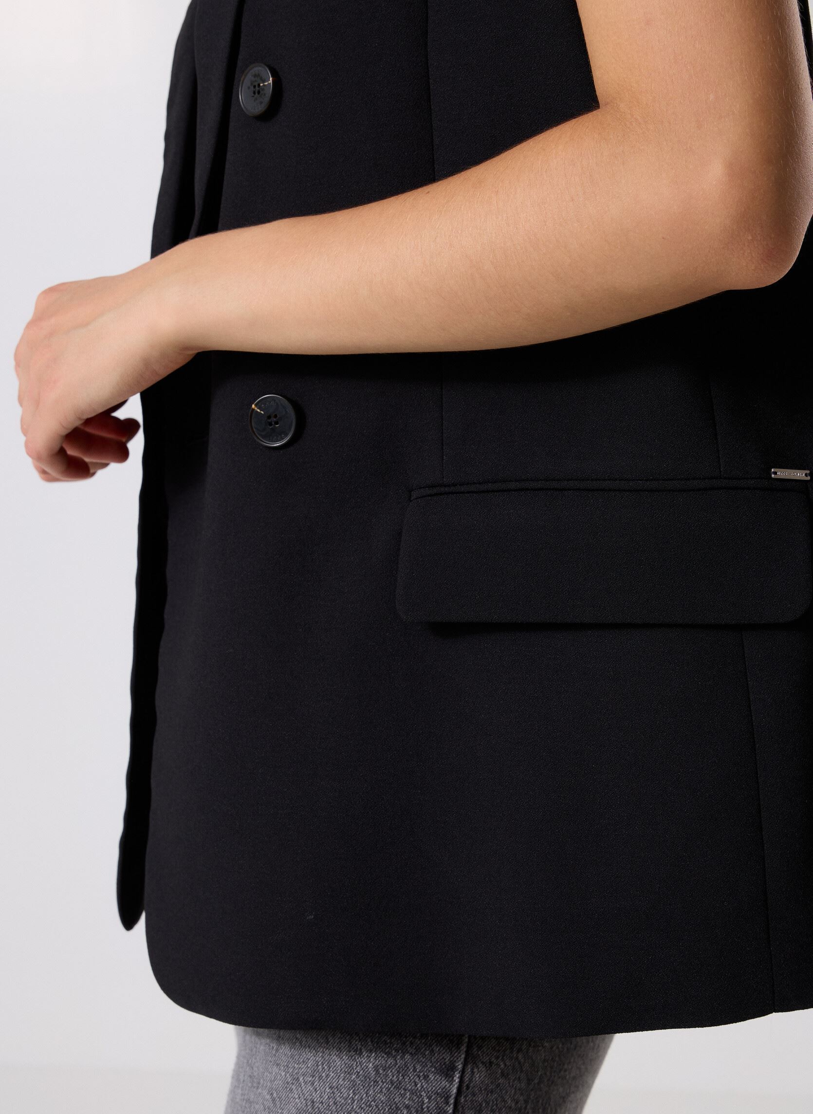 Vestes B240015 femme noir IKKS Women Vestes B240015 femme noir 02-NOIR