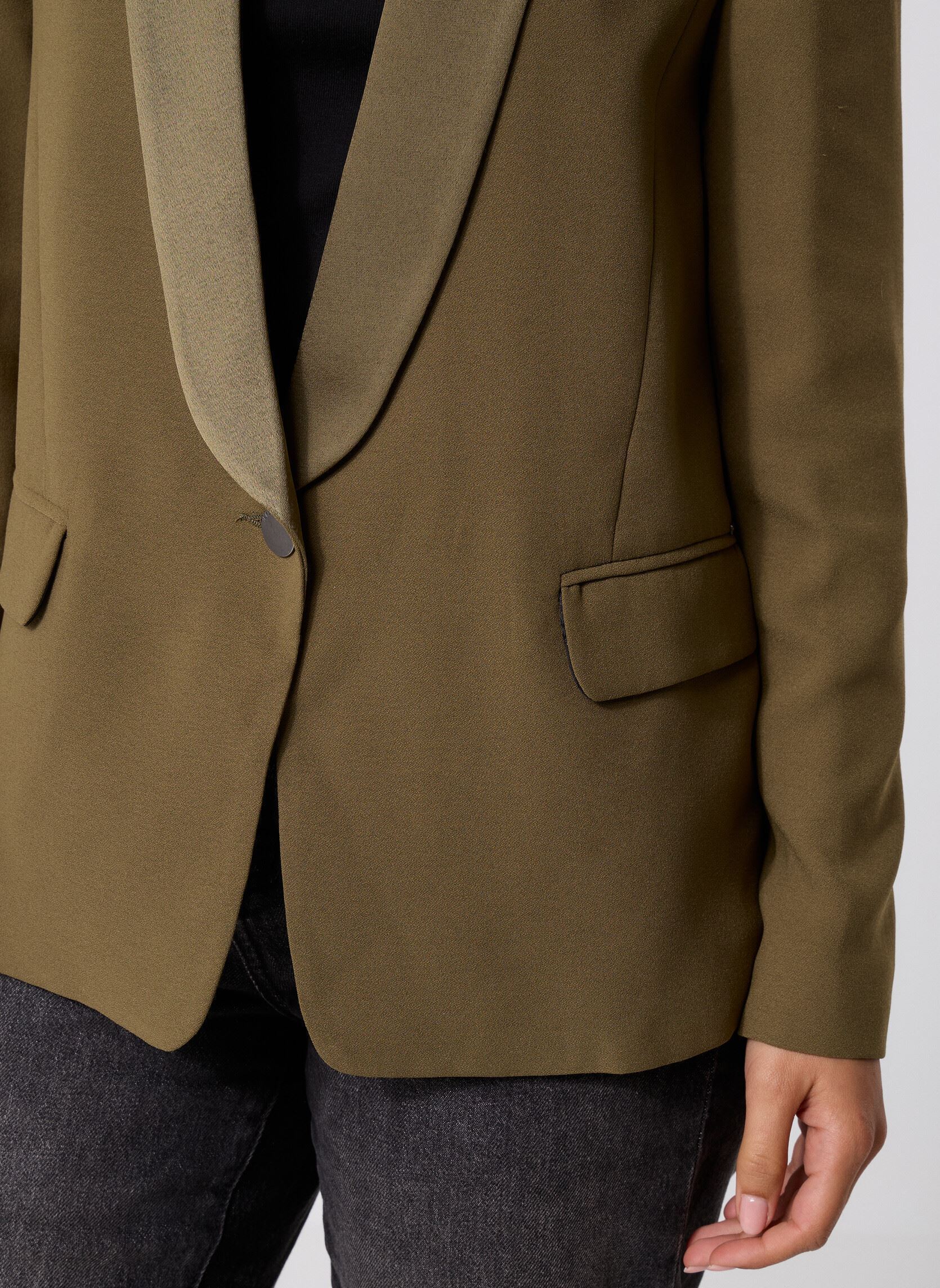 Blazer B240275 damen grün IKKS Women Blazer B240275 damen grün 56-KAKI