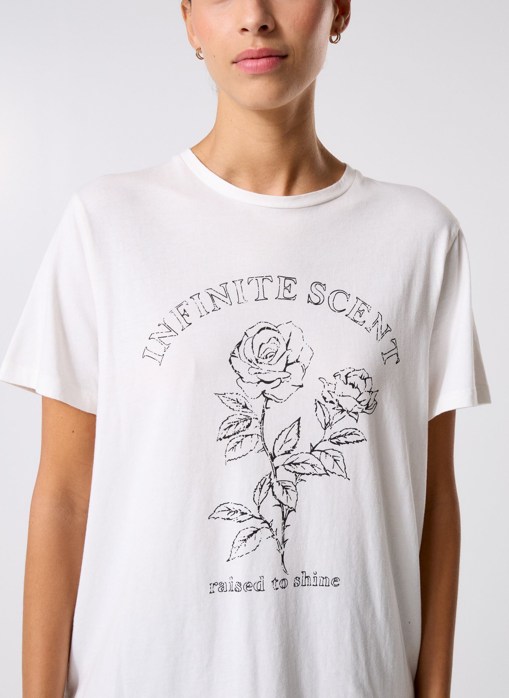 Kurzarm-T-Shirts B210345 damen weiß IKKS Women Kurzarm-T-Shirts B210345 damen weiß 19-OFF WHITE