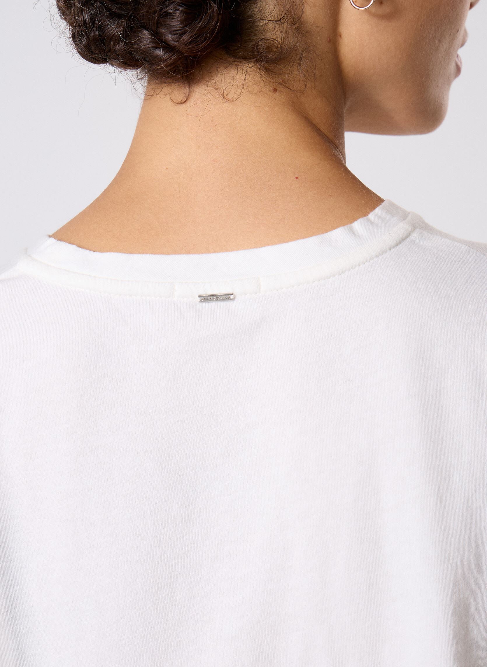 Kurzarm-T-Shirts B210345 damen weiß IKKS Women Kurzarm-T-Shirts B210345 damen weiß 19-OFF WHITE