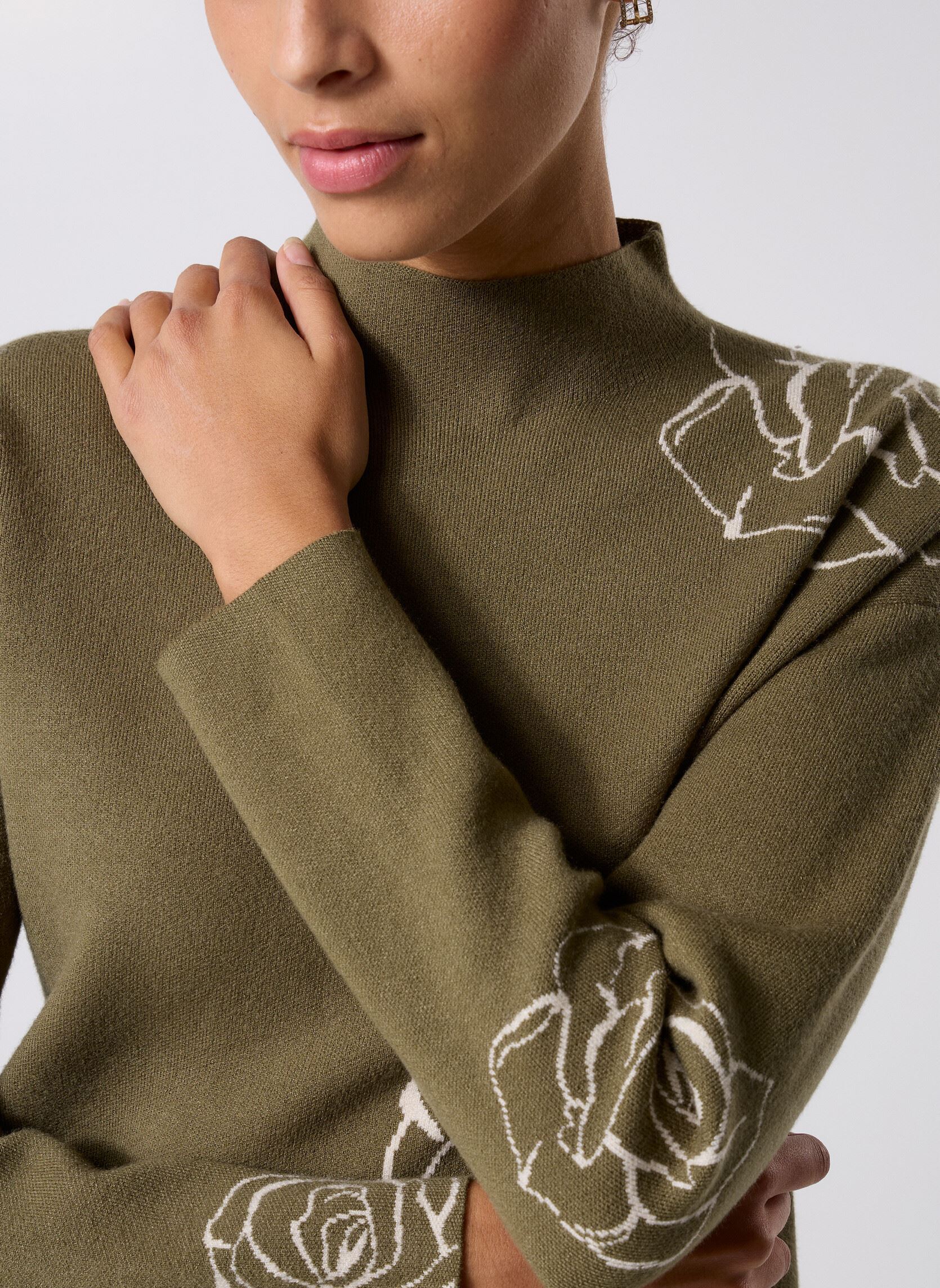 Pulls B218235 femme vert IKKS Women Pulls B218235 femme vert 52-VERT MOYEN