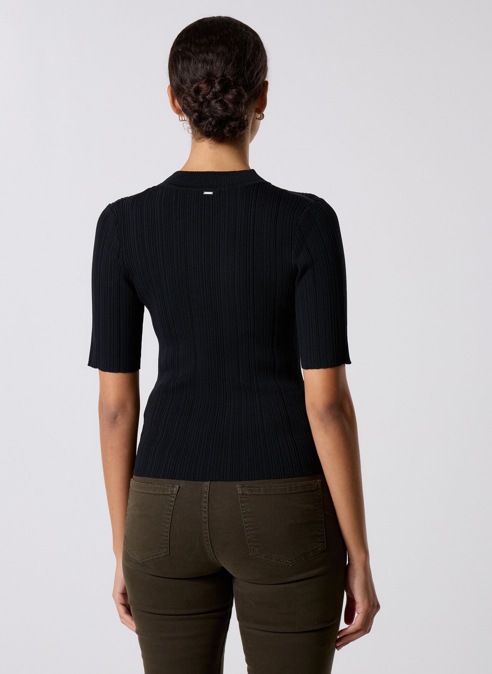 Pulls B218285 femme noir IKKS Women Pulls B218285 femme noir 02-NOIR