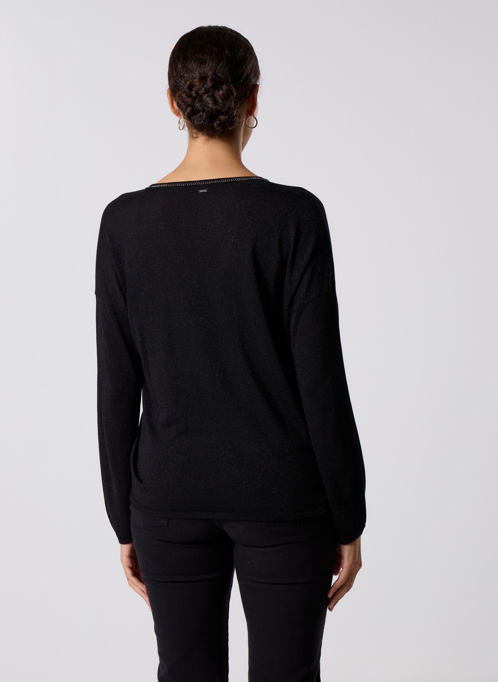 Pulls B218575 femme noir IKKS Women Pulls B218575 femme noir 02-NOIR