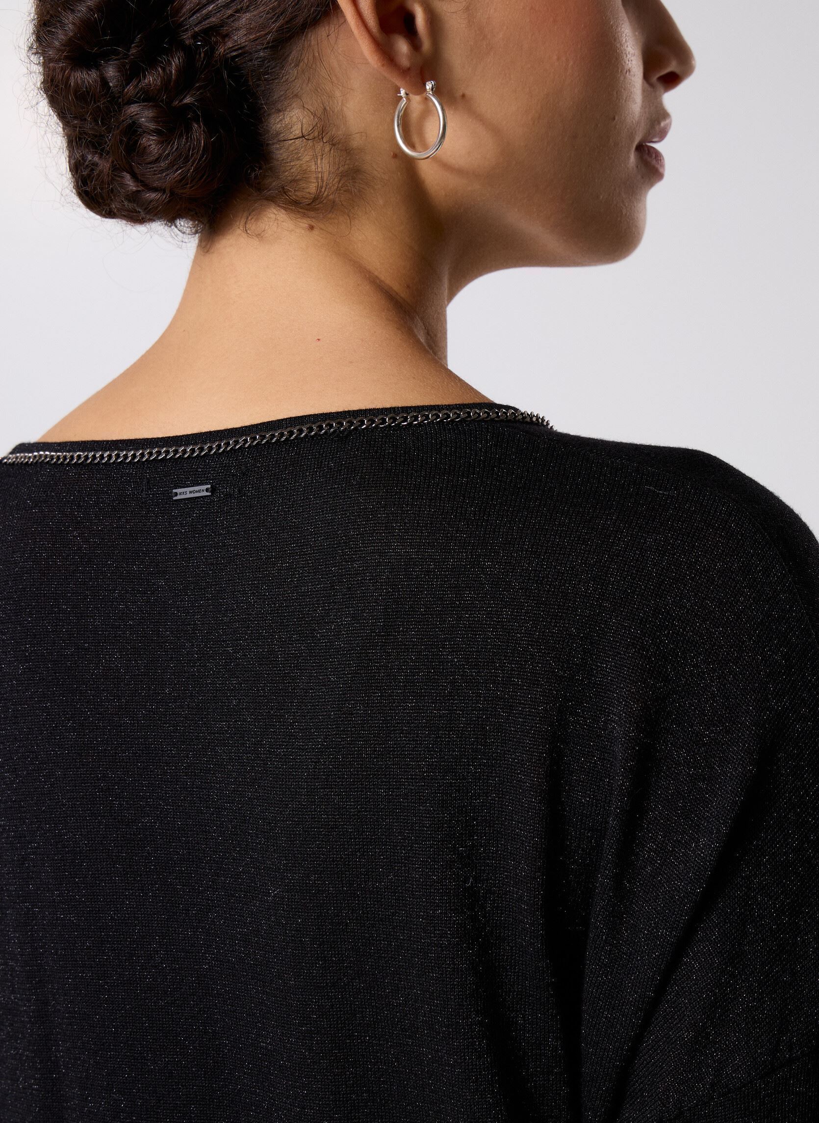 Pulls B218575 femme noir IKKS Women Pulls B218575 femme noir 02-NOIR