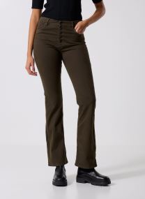 Rechte jeans / Straight Leg Jeans B229095 dames groen