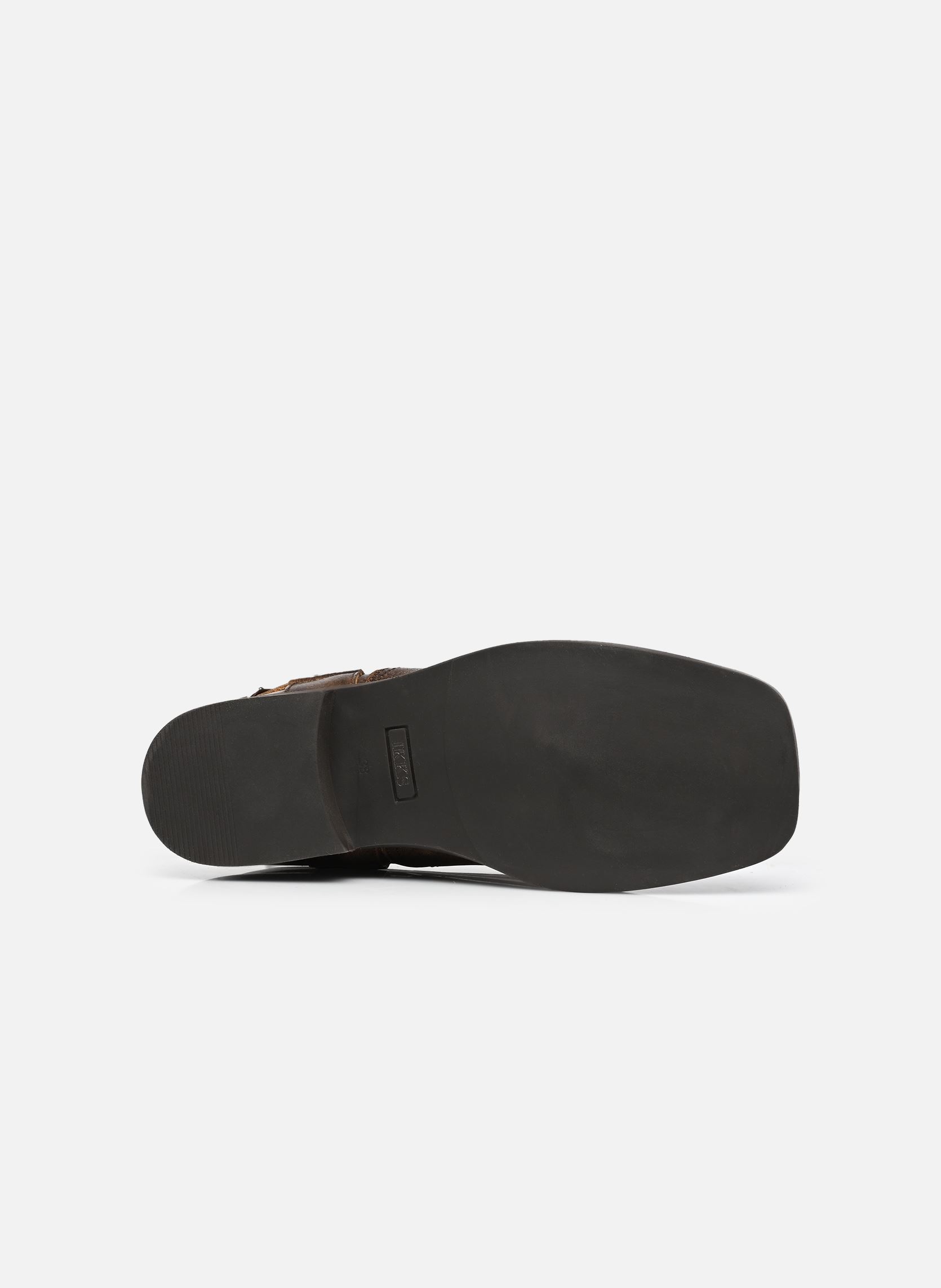 Lage enkellaarsjes B280025 dames bruin IKKS Women Lage enkellaarsjes B280025 dames bruin 63-CAMEL