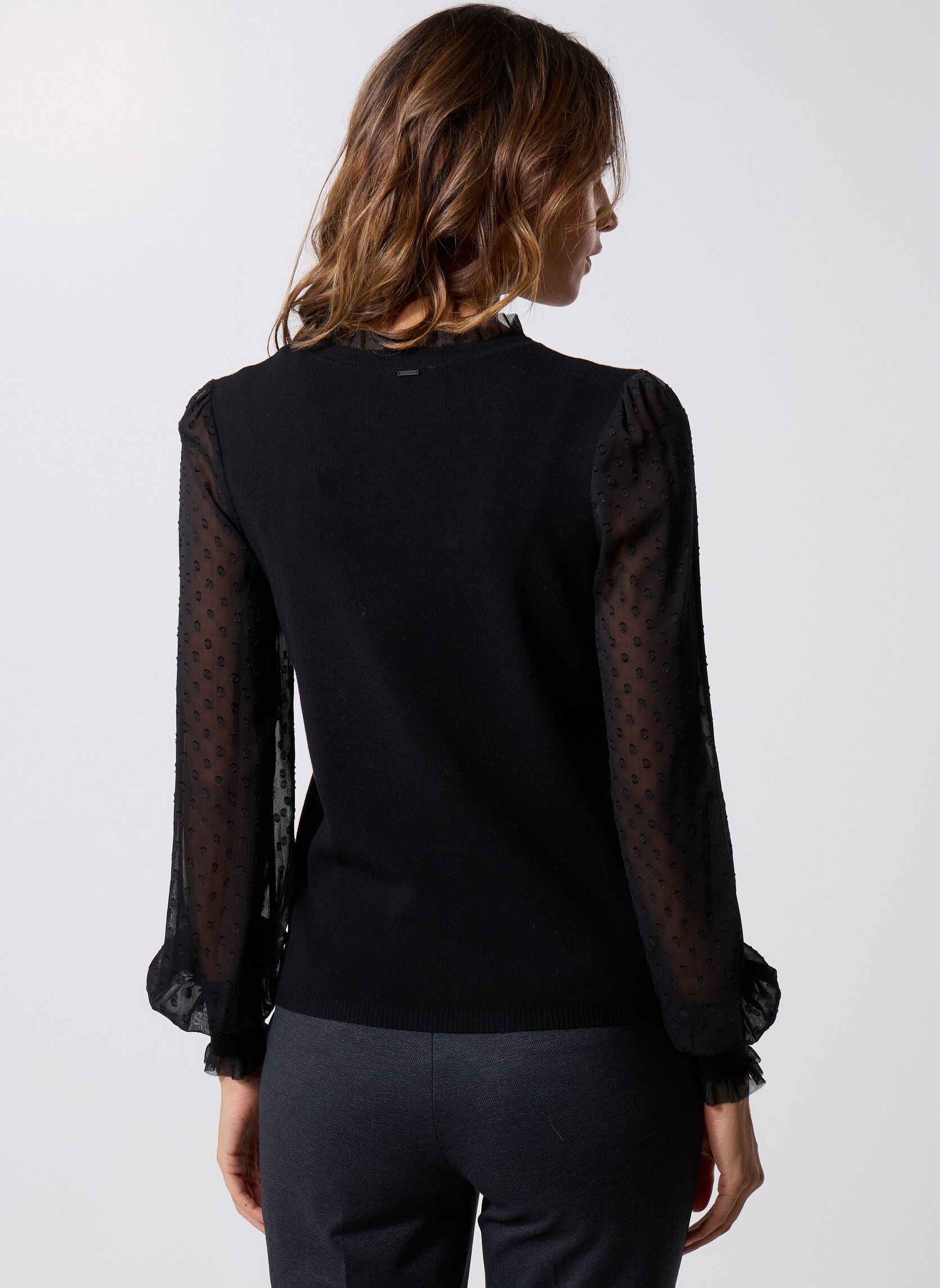 Pulls B218195 femme noir IKKS Women Pulls B218195 femme noir 02-NOIR