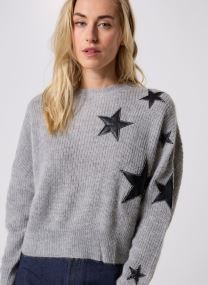 Pulls B218425 femme gris IKKS Women Pulls B218425 femme gris 23-GRIS CHINÉ