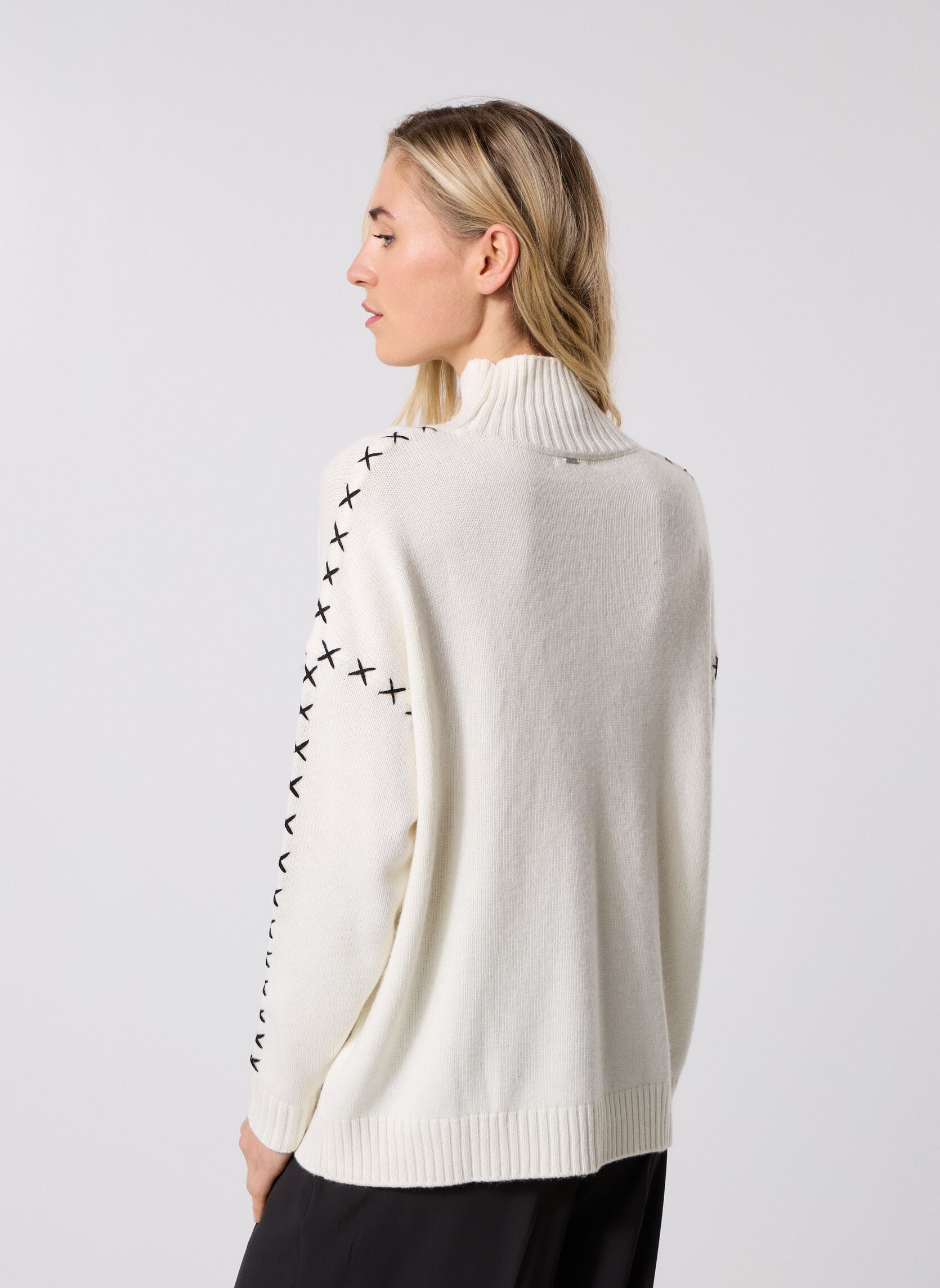 Truien B218555 dames wit IKKS Women Truien B218555 dames wit 11-ECRU