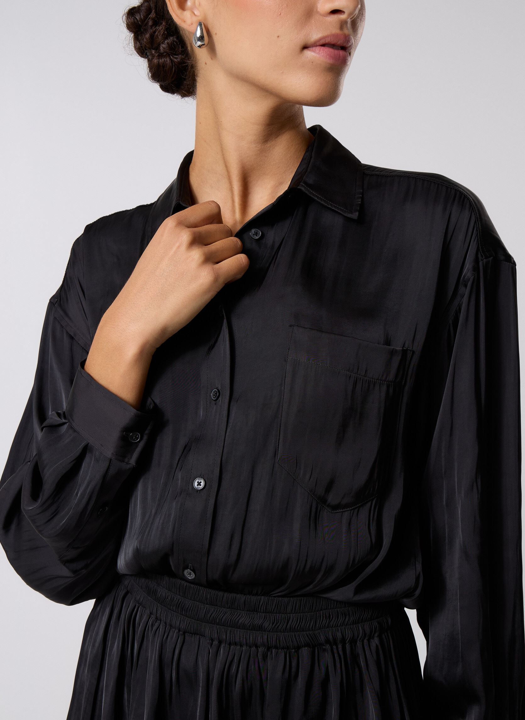 Kleider B230525 damen schwarz IKKS Women Kleider B230525 damen schwarz 02-NOIR
