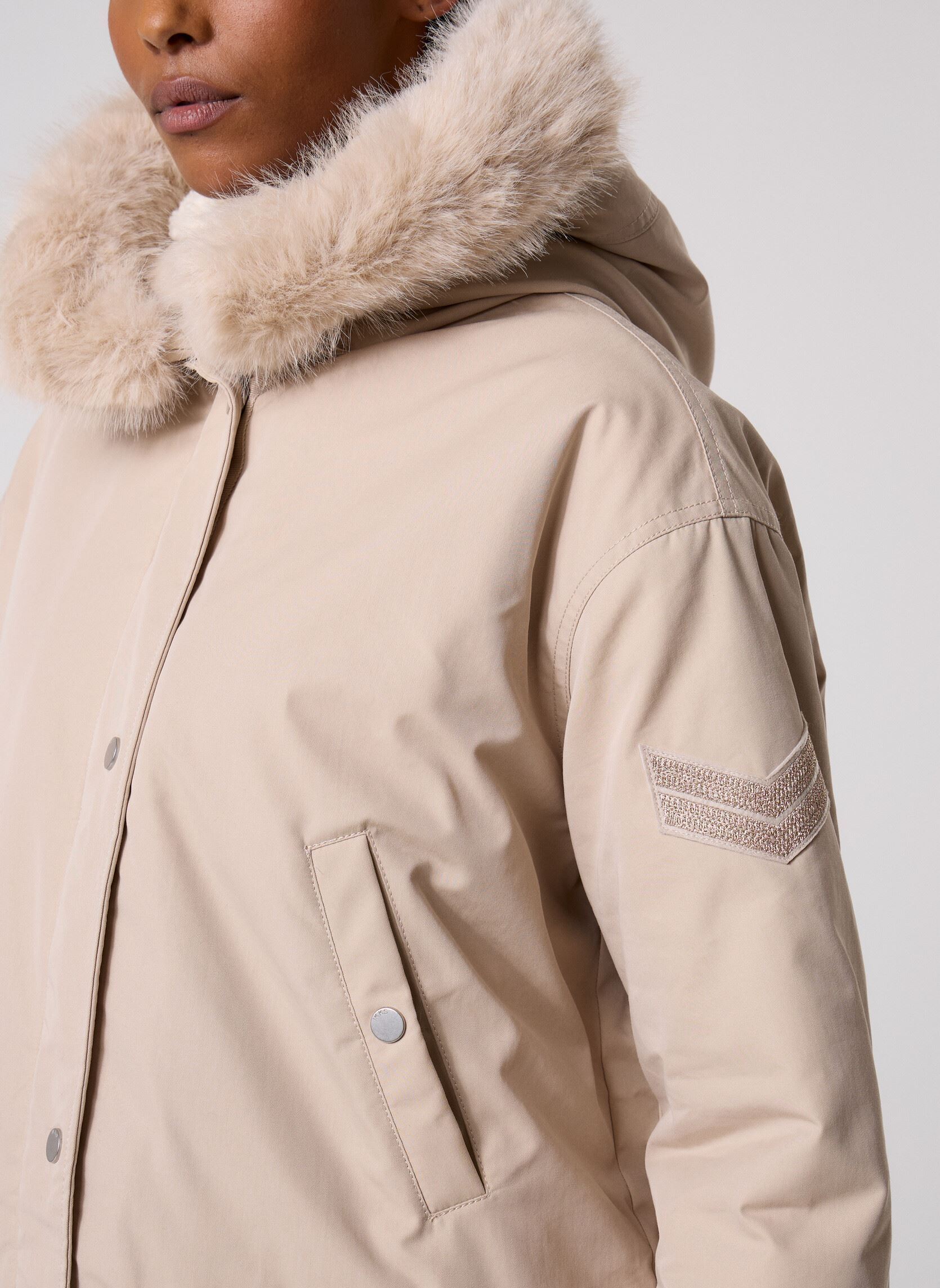 Parkas B242005 femme beige IKKS Women Parkas B242005 femme beige 61-BEIGE