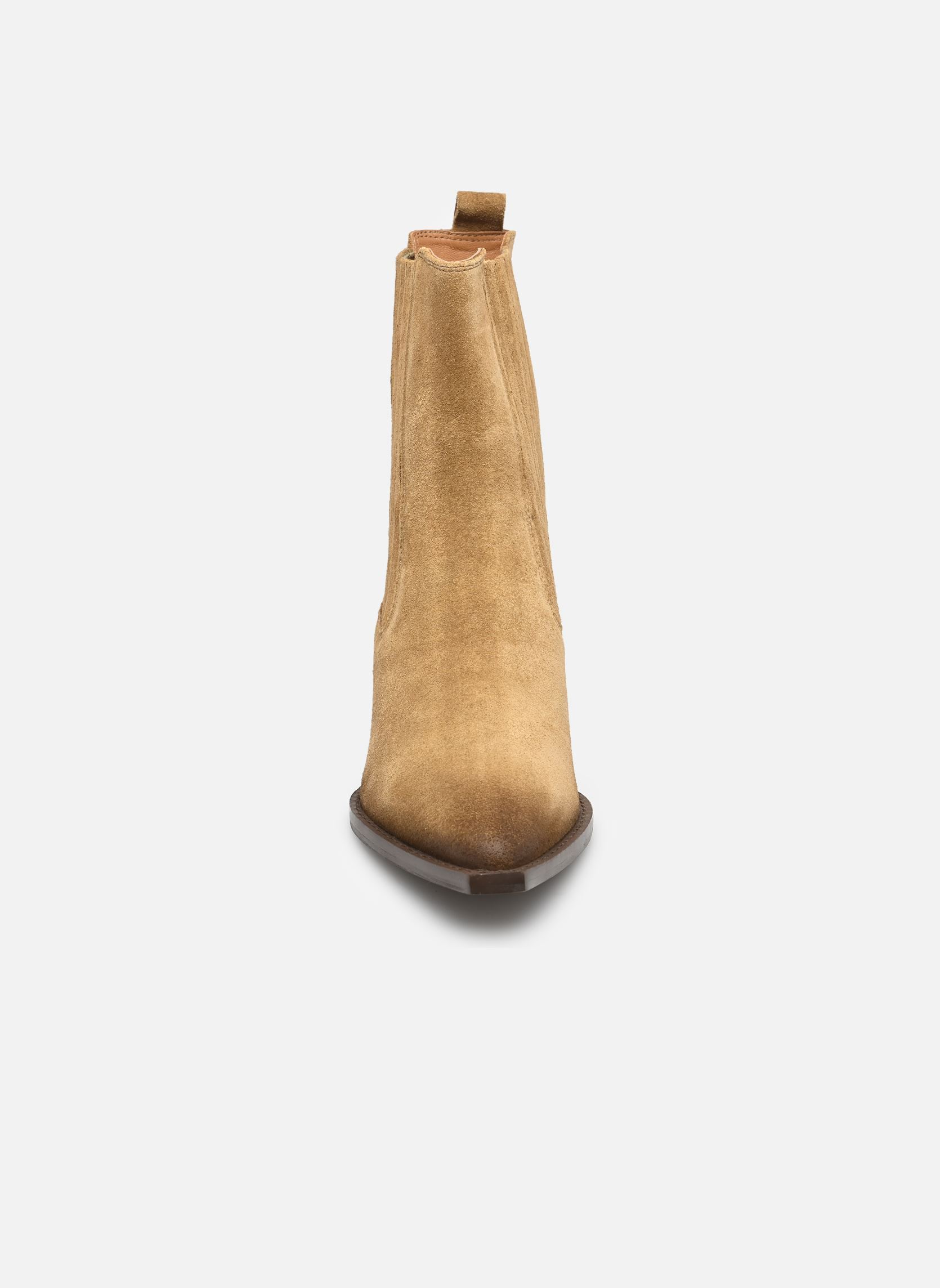 Cowboy boots B280145 dames beige IKKS Women Cowboy boots B280145 dames beige 61-BEIGE