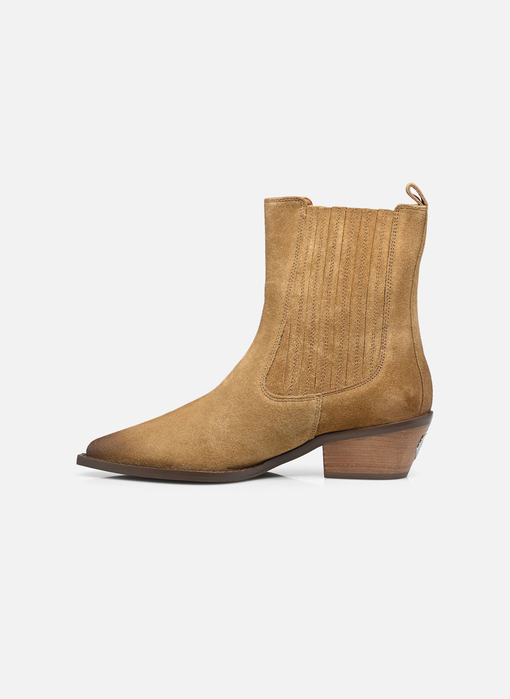 Cowboy boots B280145 dames beige IKKS Women Cowboy boots B280145 dames beige 61-BEIGE