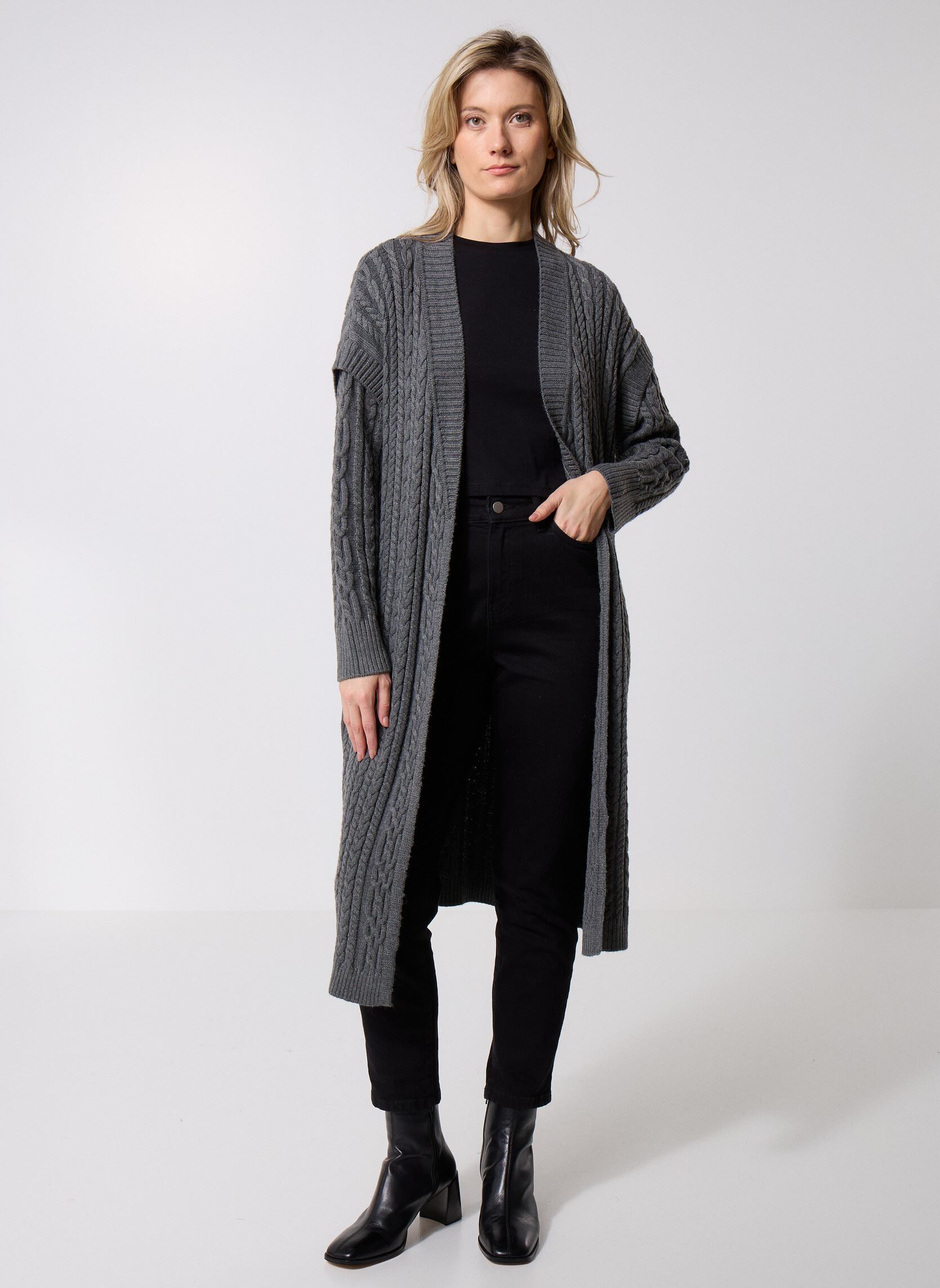 Vesten B217225 dames grijs IKKS Women Vesten B217225 dames grijs 26-GRIS FONCÉ