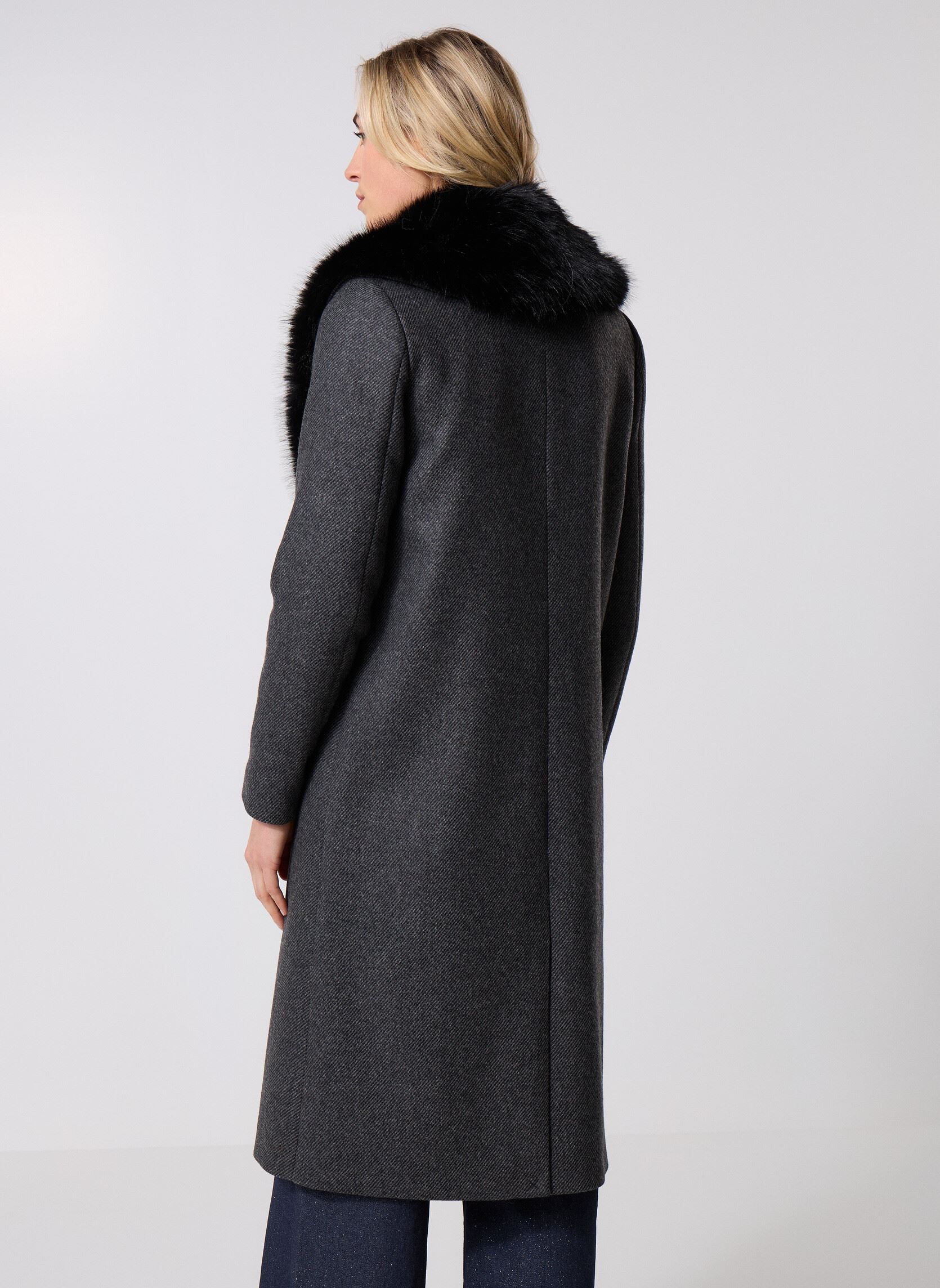 Mantels B244105 dames grijs IKKS Women Mantels B244105 dames grijs 29-ANTHRACITE