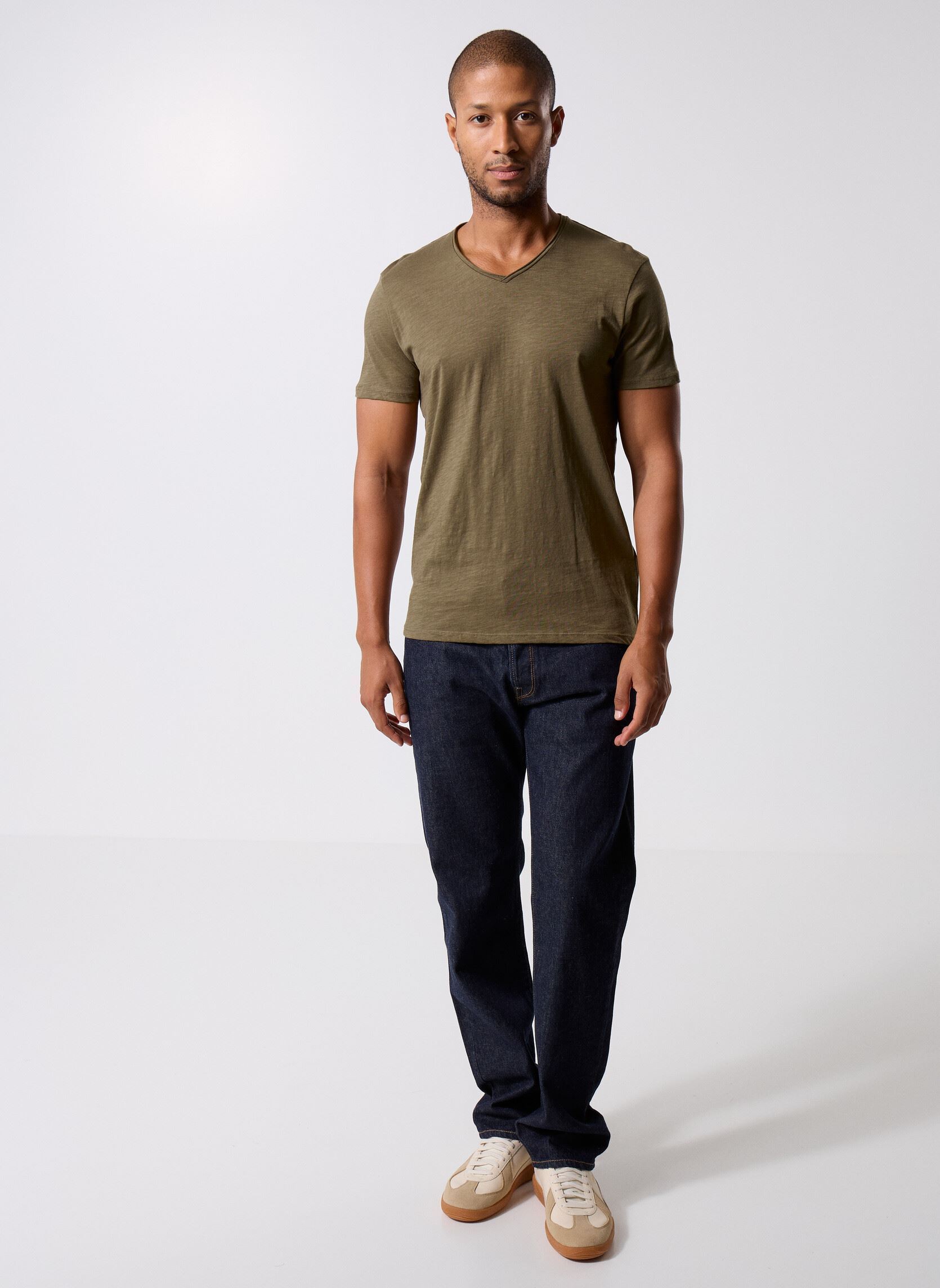 Kurzarm-T-Shirts M210003 herren braun IKKS Men Kurzarm-T-Shirts M210003 herren braun 65-VISON FONCE