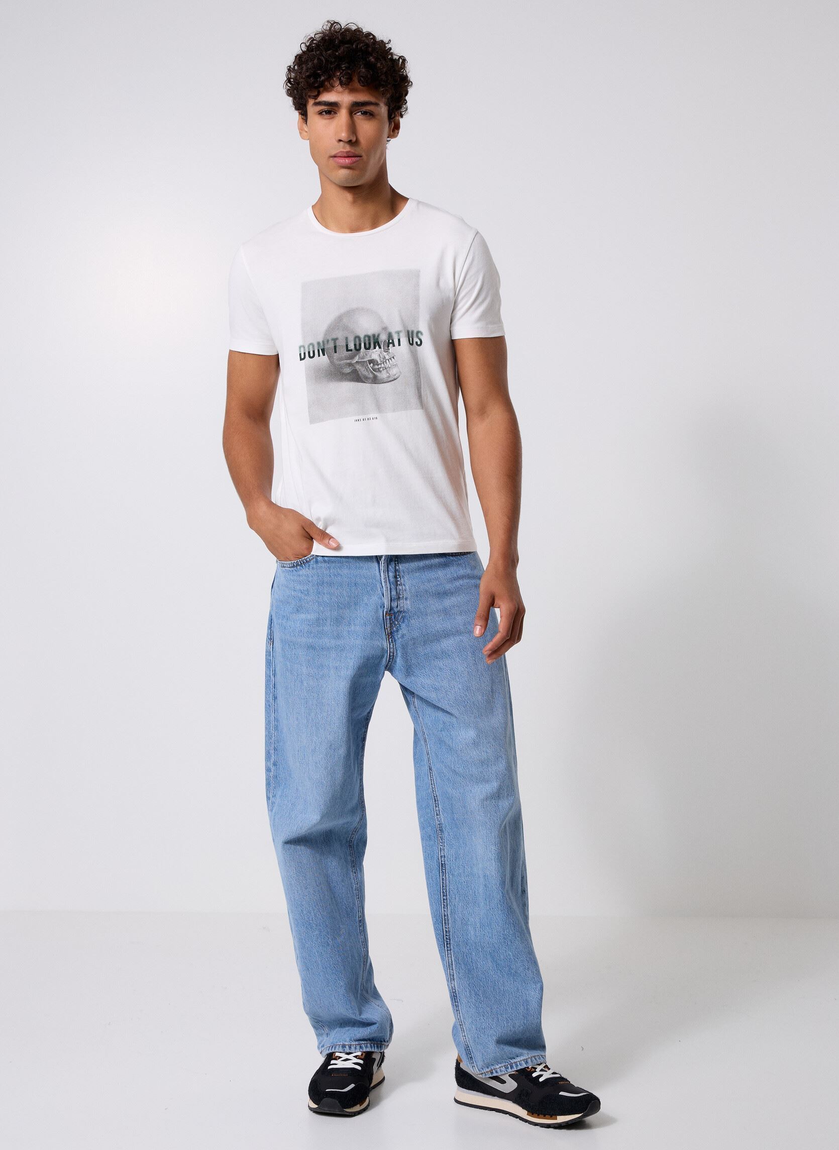 Tee-shirts manches courtes M210123 homme blanc IKKS Men Tee-shirts manches courtes M210123 homme blanc 19-OFF WHITE