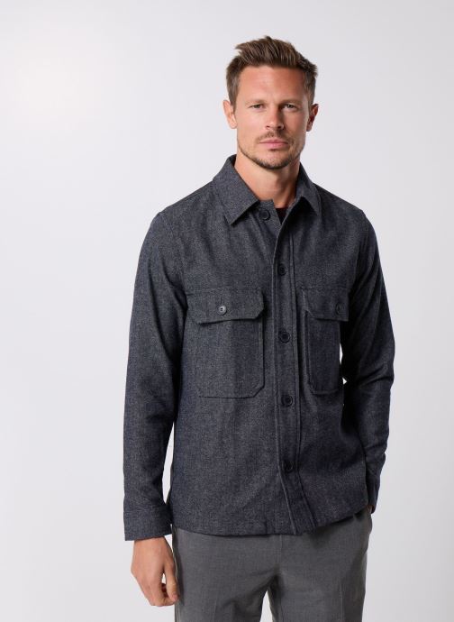 IKKS Men Chemises M212303 homme bleu