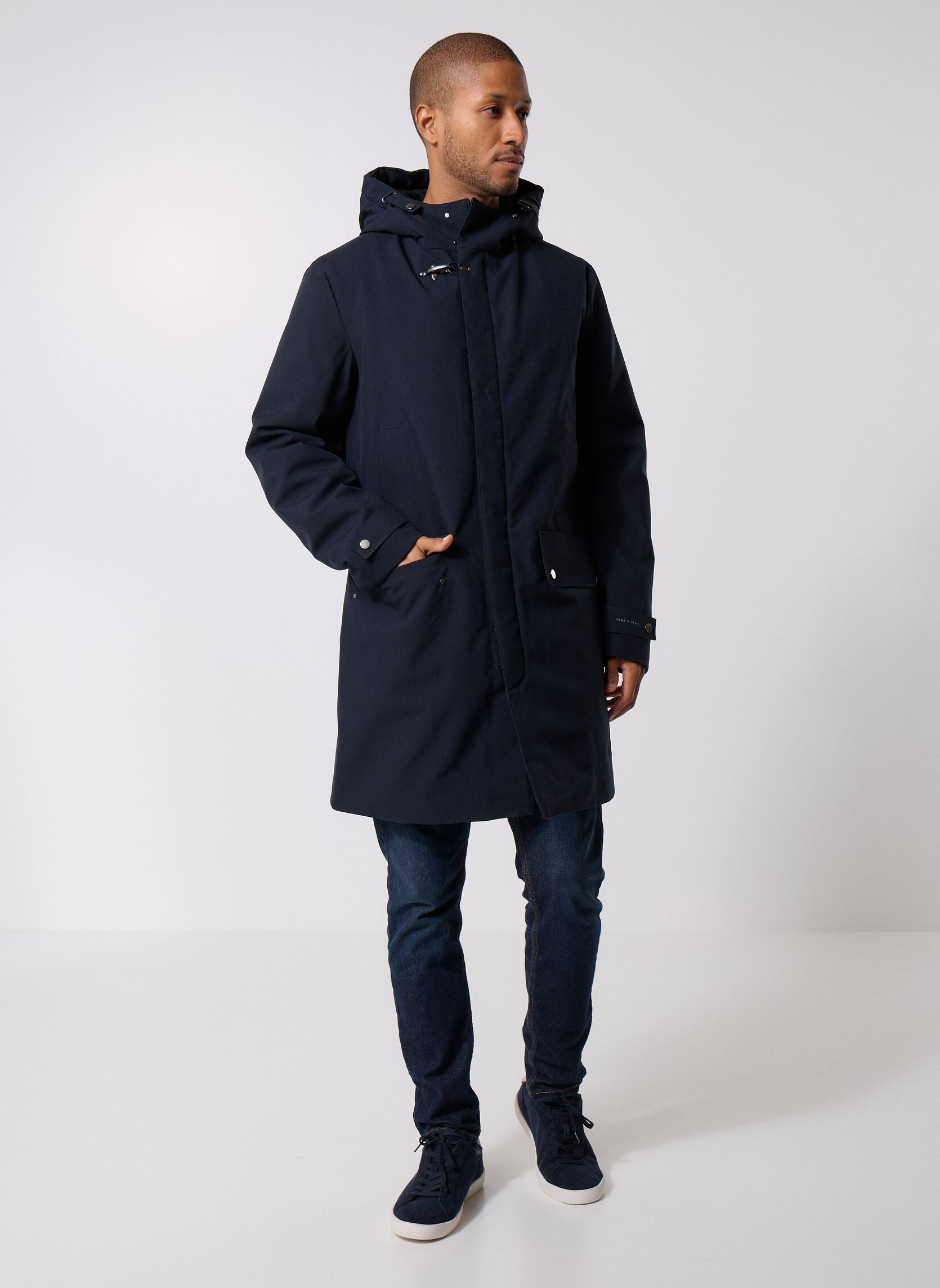 Parkas M242003 homme bleu IKKS Men Parkas M242003 homme bleu 49-MARINE FONCE