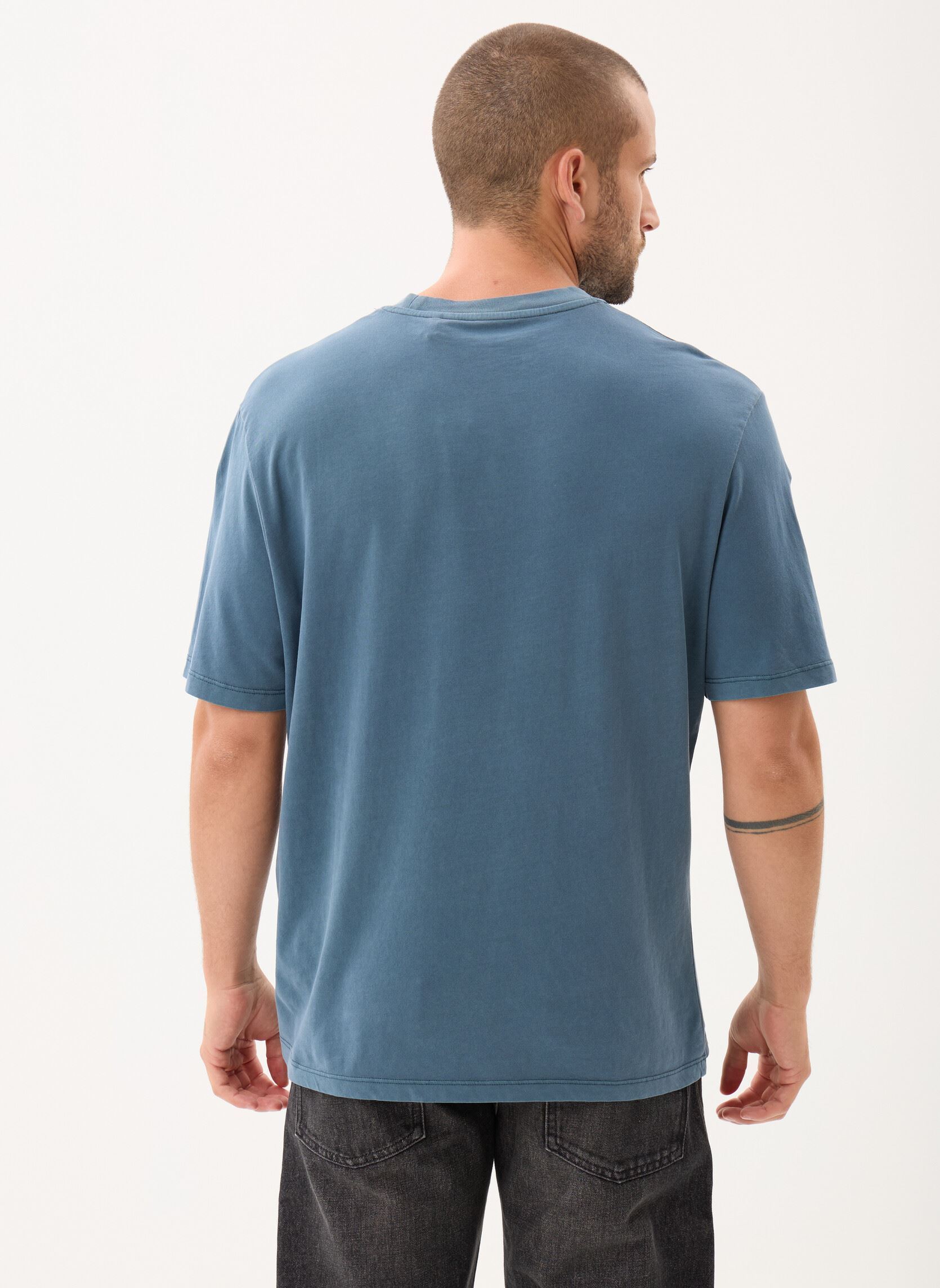 Tee-shirts manches courtes M210053 homme bleu IKKS Men Tee-shirts manches courtes M210053 homme bleu 42-BLEU GRISE