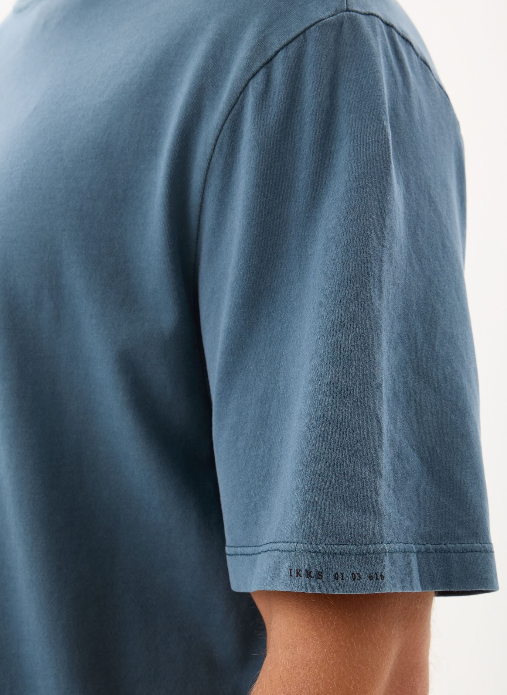 Tee-shirts manches courtes M210053 homme bleu IKKS Men Tee-shirts manches courtes M210053 homme bleu 42-BLEU GRISE