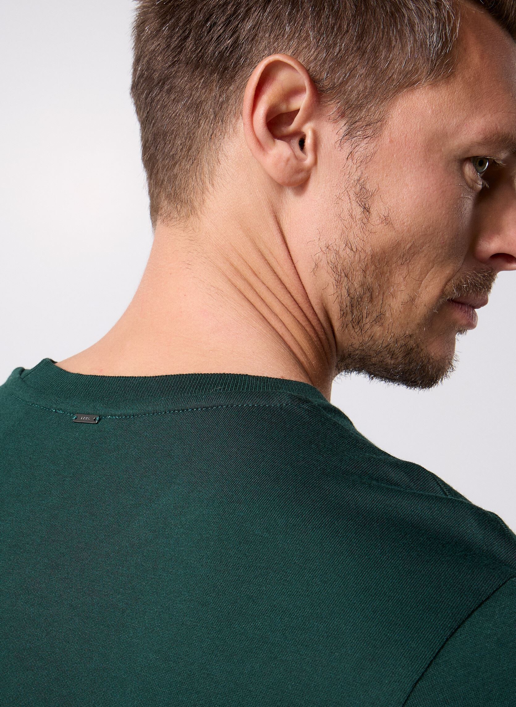 Tee-shirts manches courtes M210033 homme vert IKKS Men Tee-shirts manches courtes M210033 homme vert 54-VERT ANGLAIS