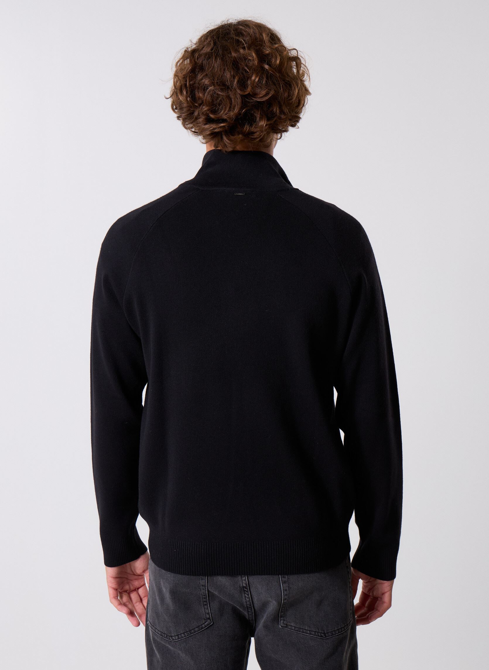 Pulls M218133 homme noir IKKS Men Pulls M218133 homme noir 02-NOIR