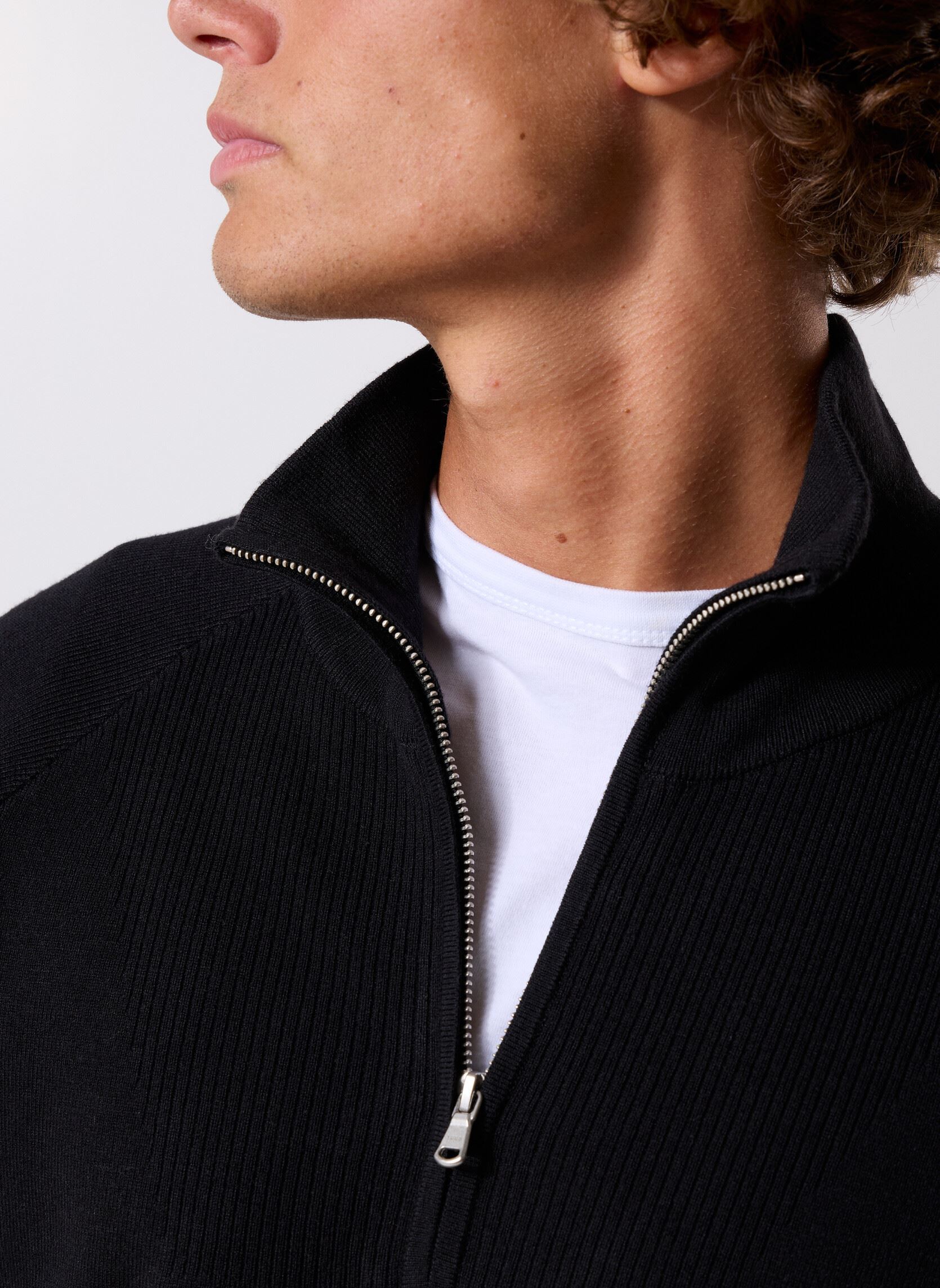 Pulls M218133 homme noir IKKS Men Pulls M218133 homme noir 02-NOIR