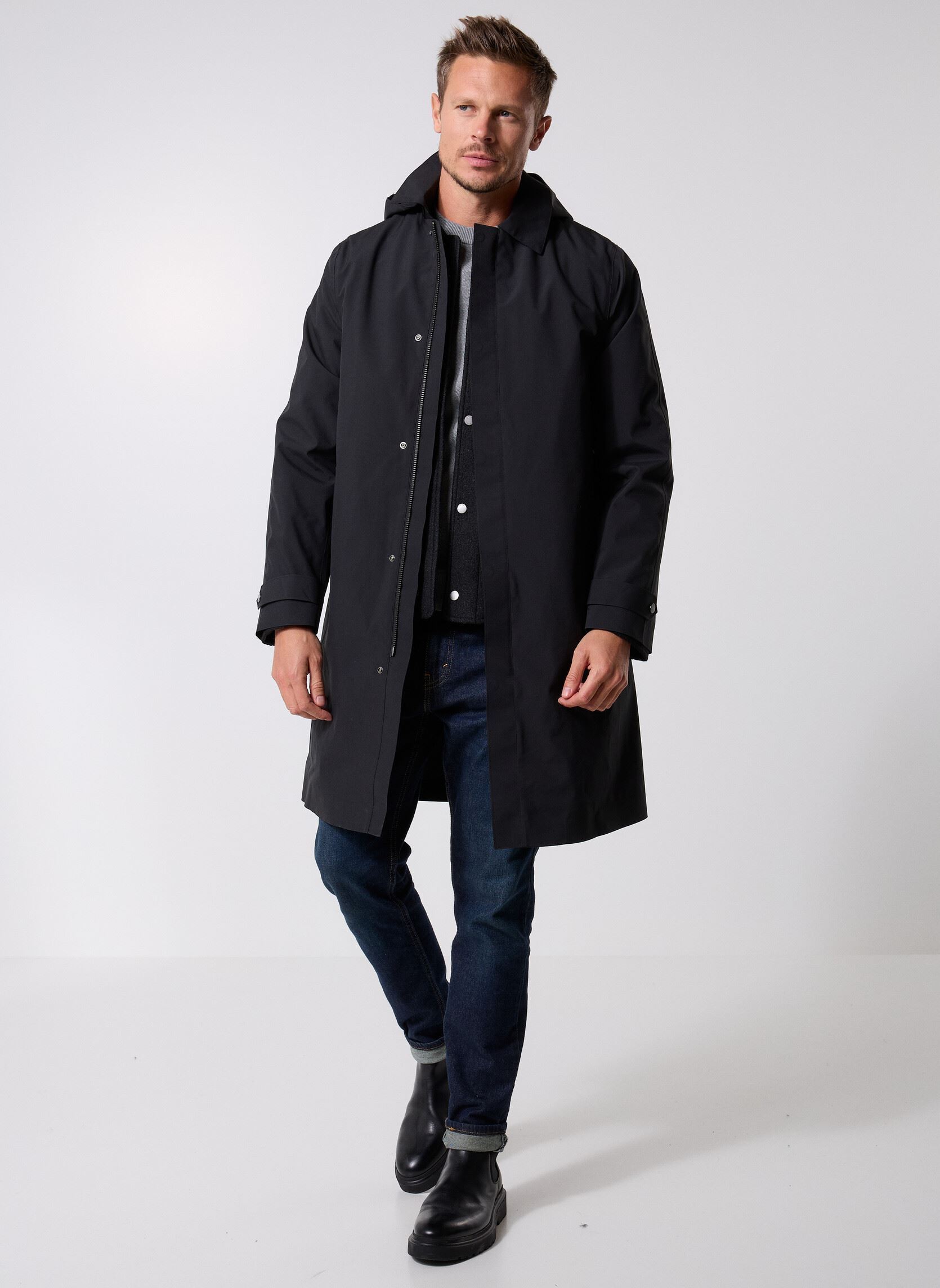 Parkas M242033 homme noir IKKS Men Parkas M242033 homme noir 02-NOIR
