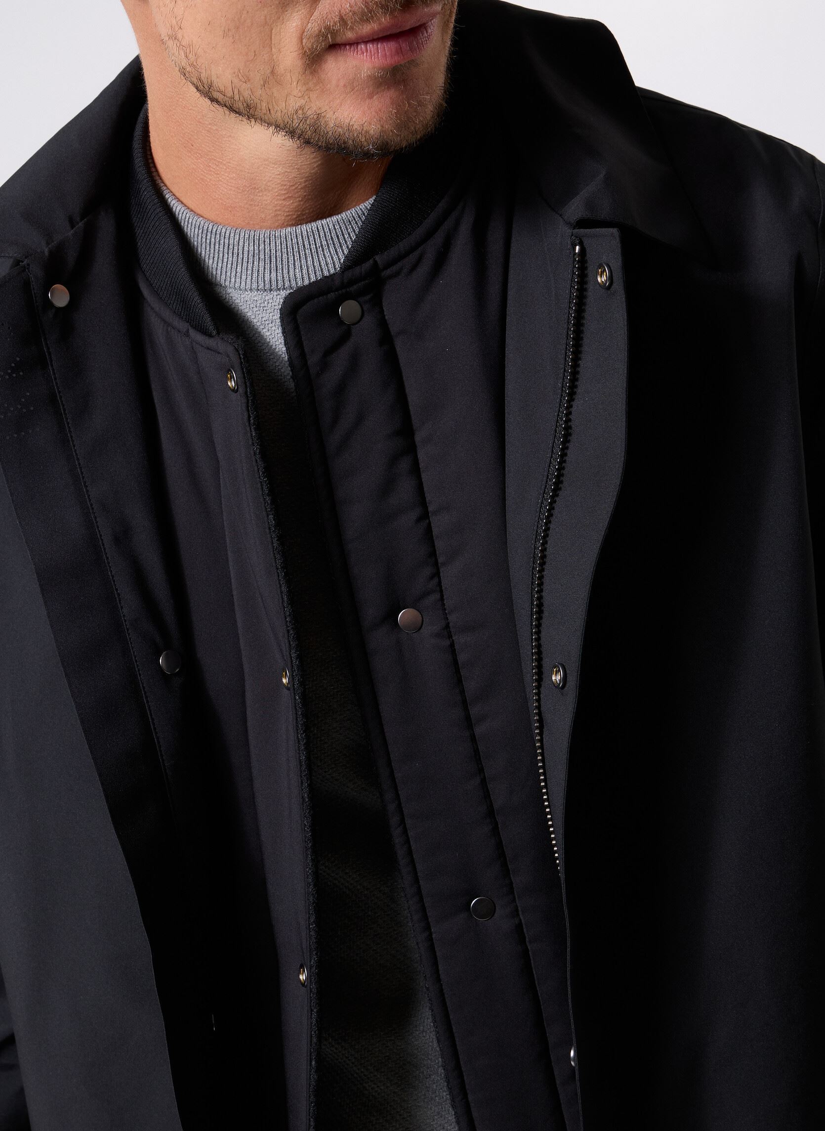 Parkas M242033 homme noir IKKS Men Parkas M242033 homme noir 02-NOIR