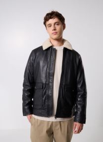 Vestes en cuir M248013 homme noir