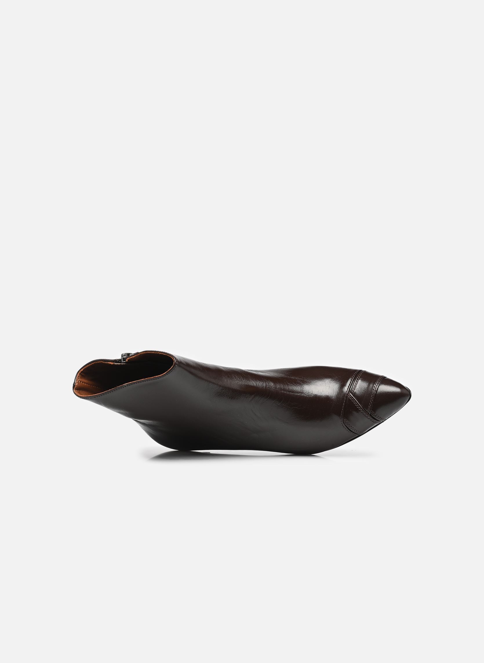 Bottines et boots Avy 40 Stiletto femme marron Anonymous Copenhagen Bottines et boots Avy 40 Stiletto femme marron CRINKLED SOFT CALF ESPRESSO BR