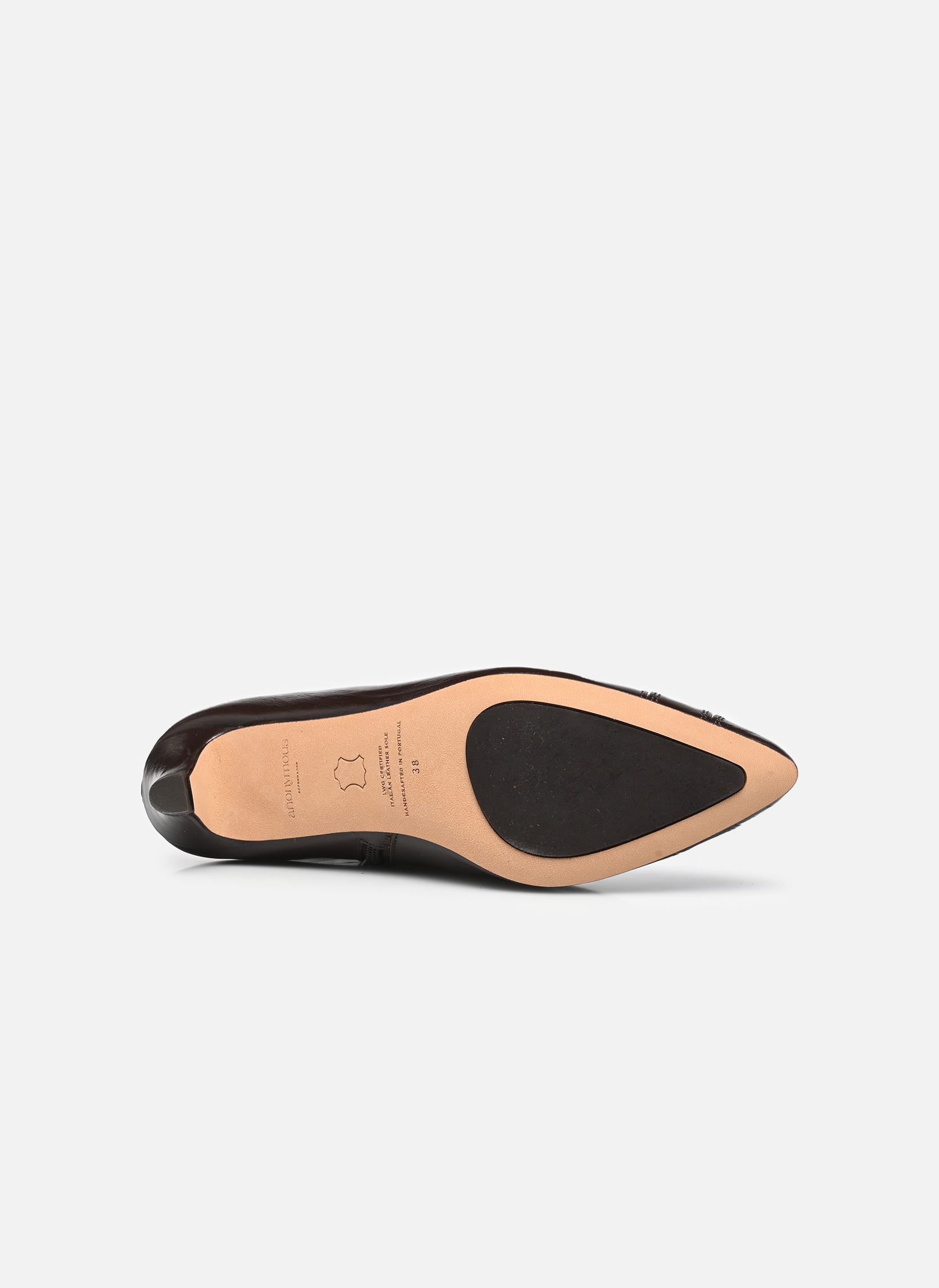 Bottines et boots Avy 40 Stiletto femme marron Anonymous Copenhagen Bottines et boots Avy 40 Stiletto femme marron CRINKLED SOFT CALF ESPRESSO BR