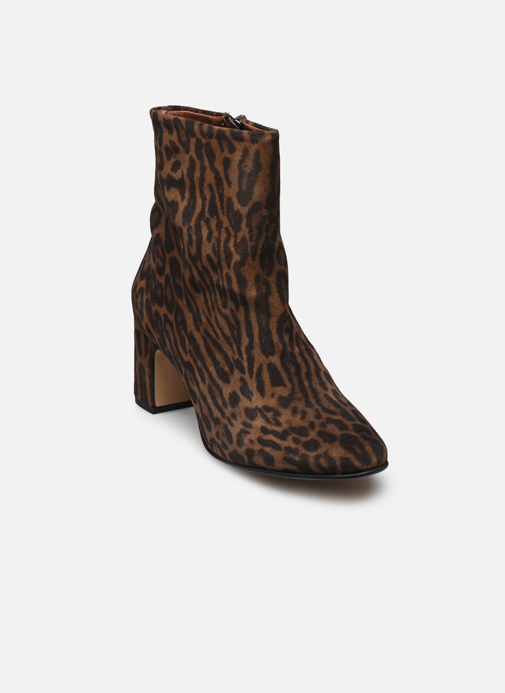 Botines y botas Hanny 55 mujer marrón Anonymous Copenhagen Botines y botas Hanny 55 mujer marrón CALF SUEDE PRINT JAGUAR