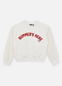 Sweats à capuche X215012 fille blanc