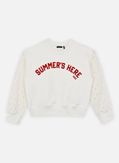 IKKS JUNIOR Sweats à capuche X215012 fille blanc