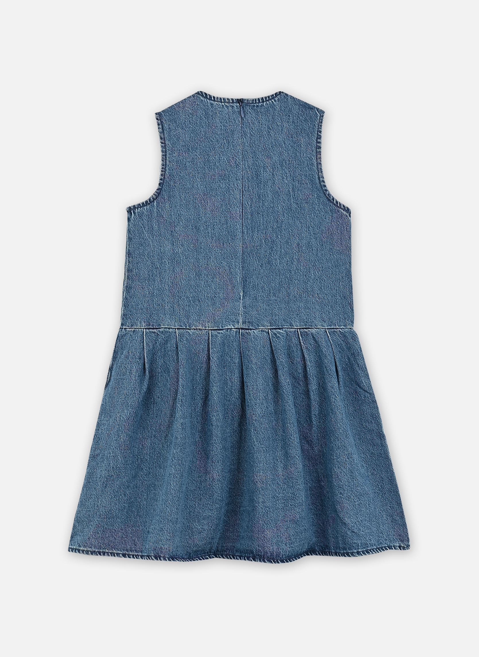 Kleider X230132 mädchen blau IKKS JUNIOR Kleider X230132 mädchen blau 48-MARINE